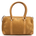 Gucci Tote Boston in Brown, Suede