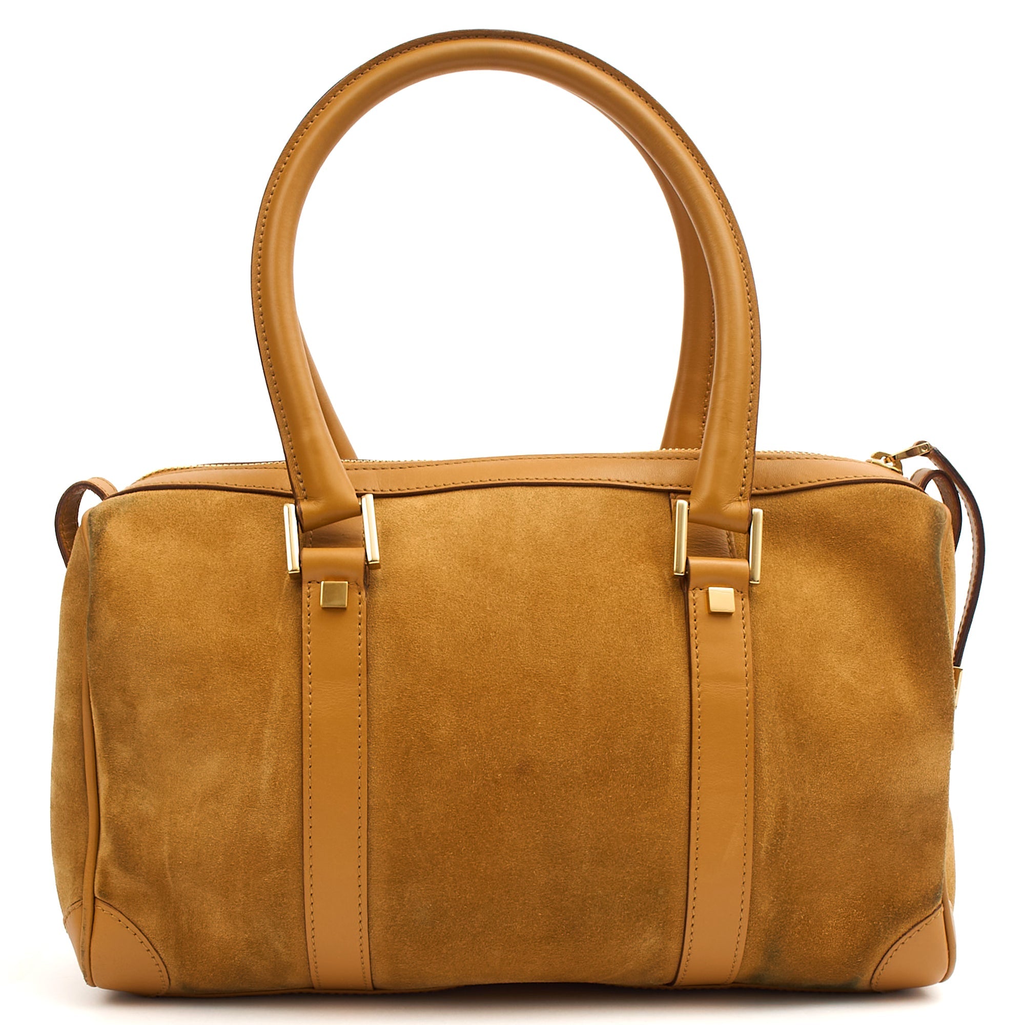 Gucci Tote Boston in Brown, Suede