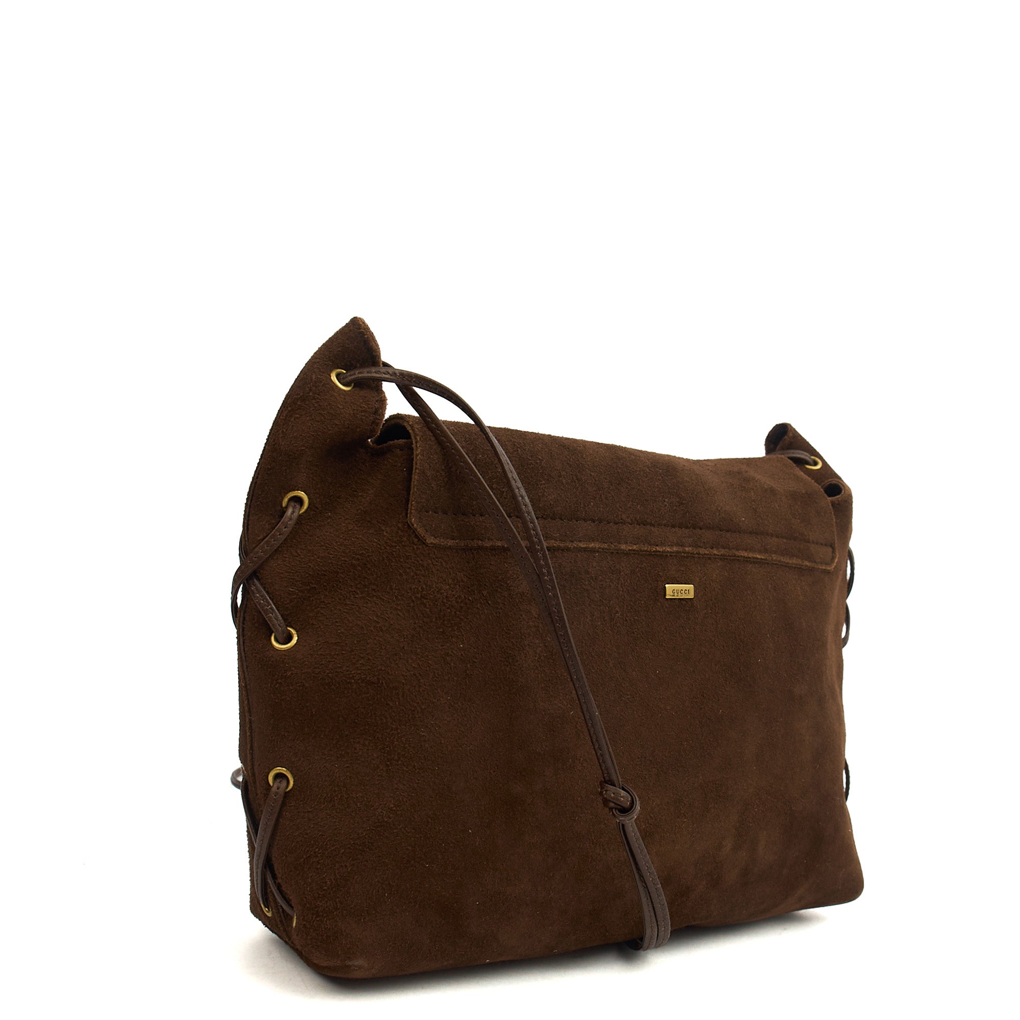 Gucci Crossbody in Brown, Suede