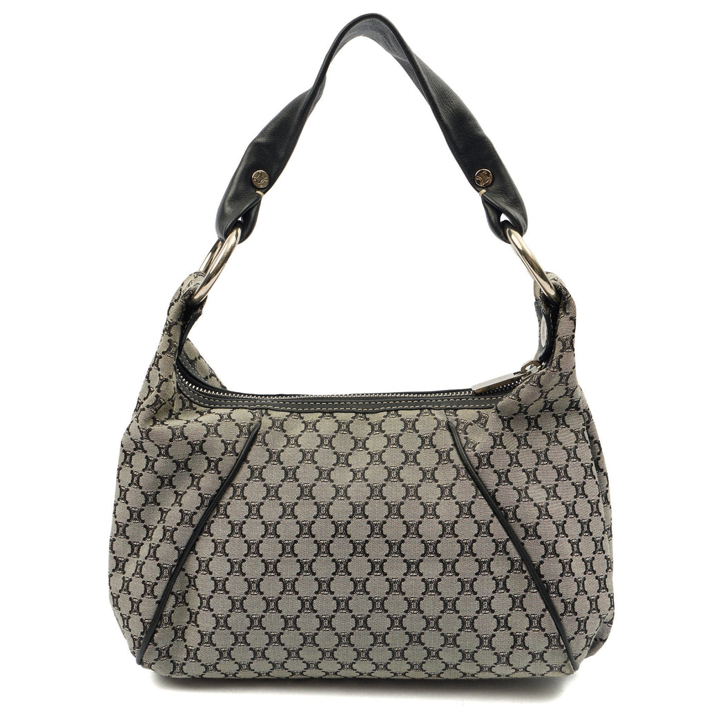 Celine Shoulder Bag Vintage Shoulder Bag in Navy, Canvas