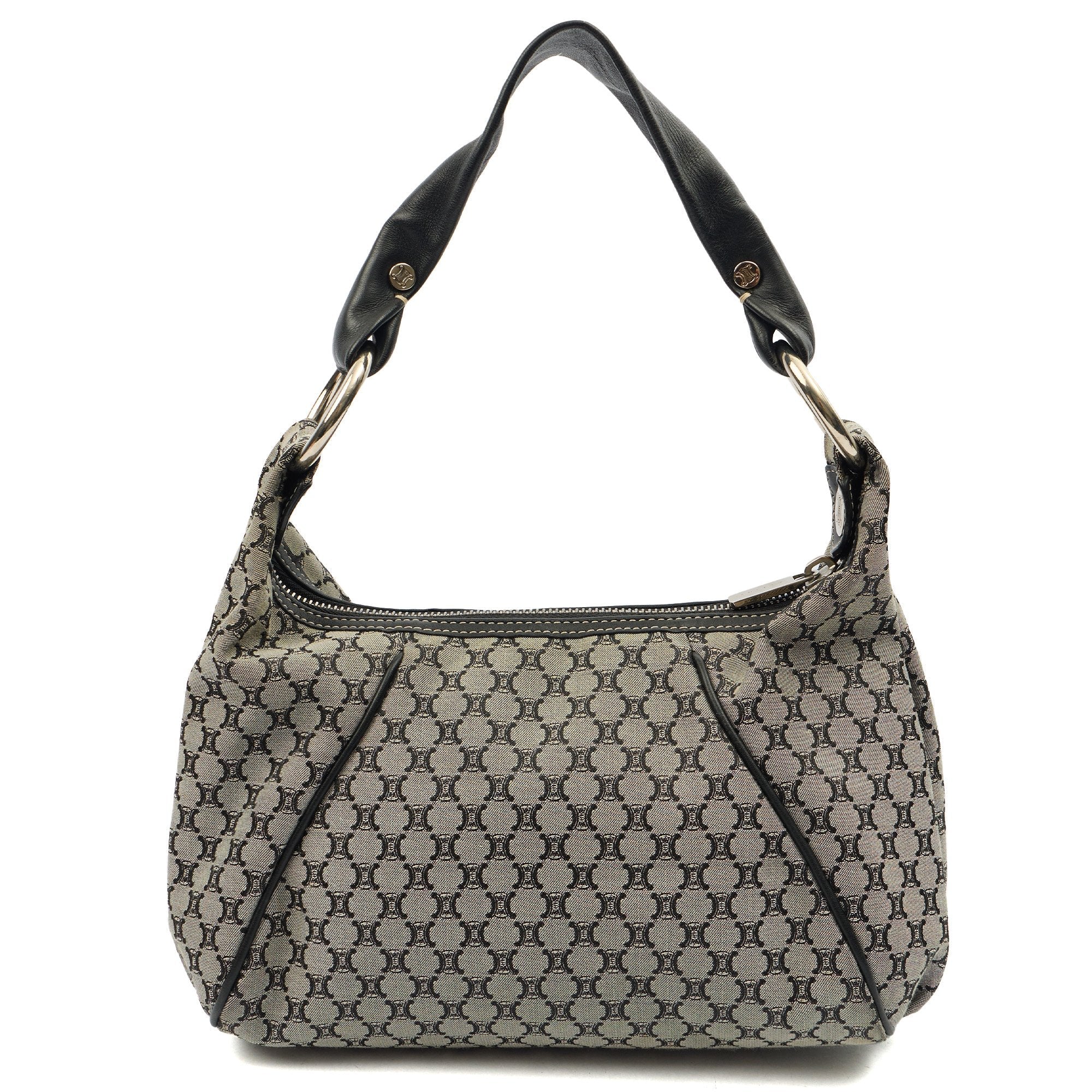 Celine Shoulder Bag Vintage Shoulder Bag in Navy, Canvas