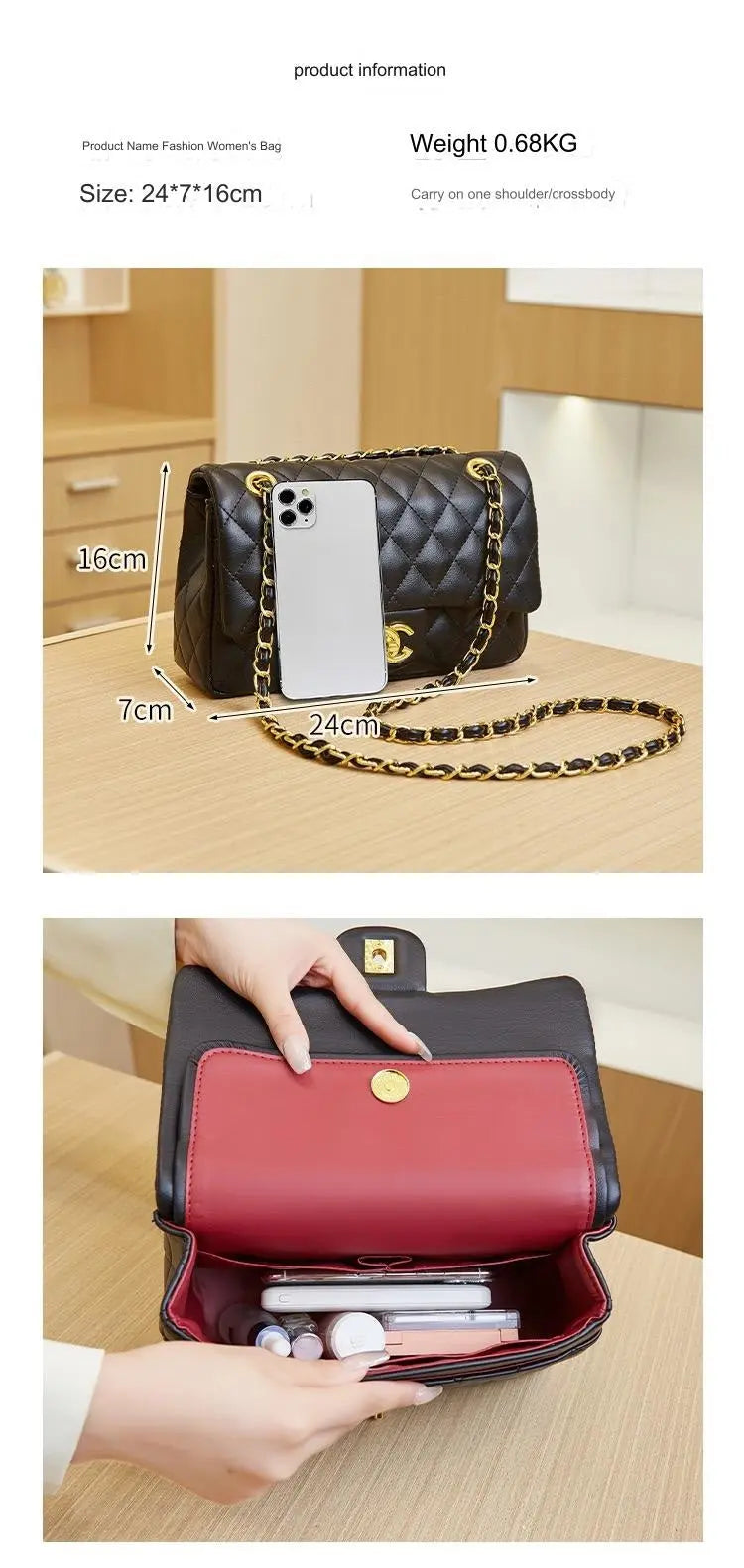 Chanel Brand Orignal Replica Classic Large And Medium