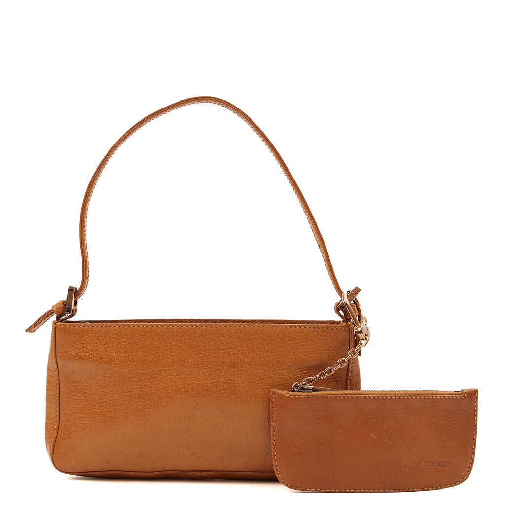 Fendi Shoulder Bag Shoulder Bag in Brown, Leather
