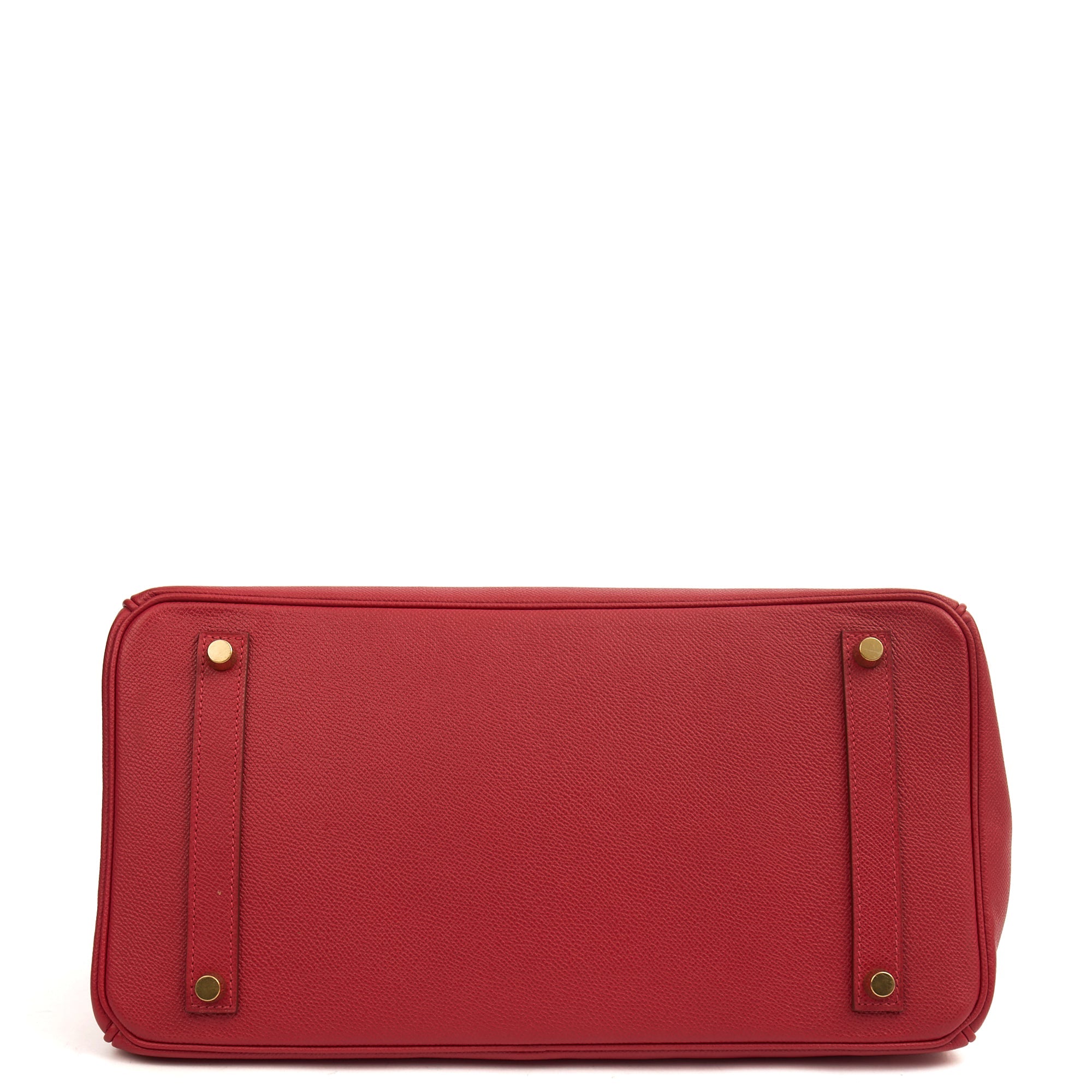 Hermes Tote Birkin 35 in Rouge Casaque, Epsom Leather