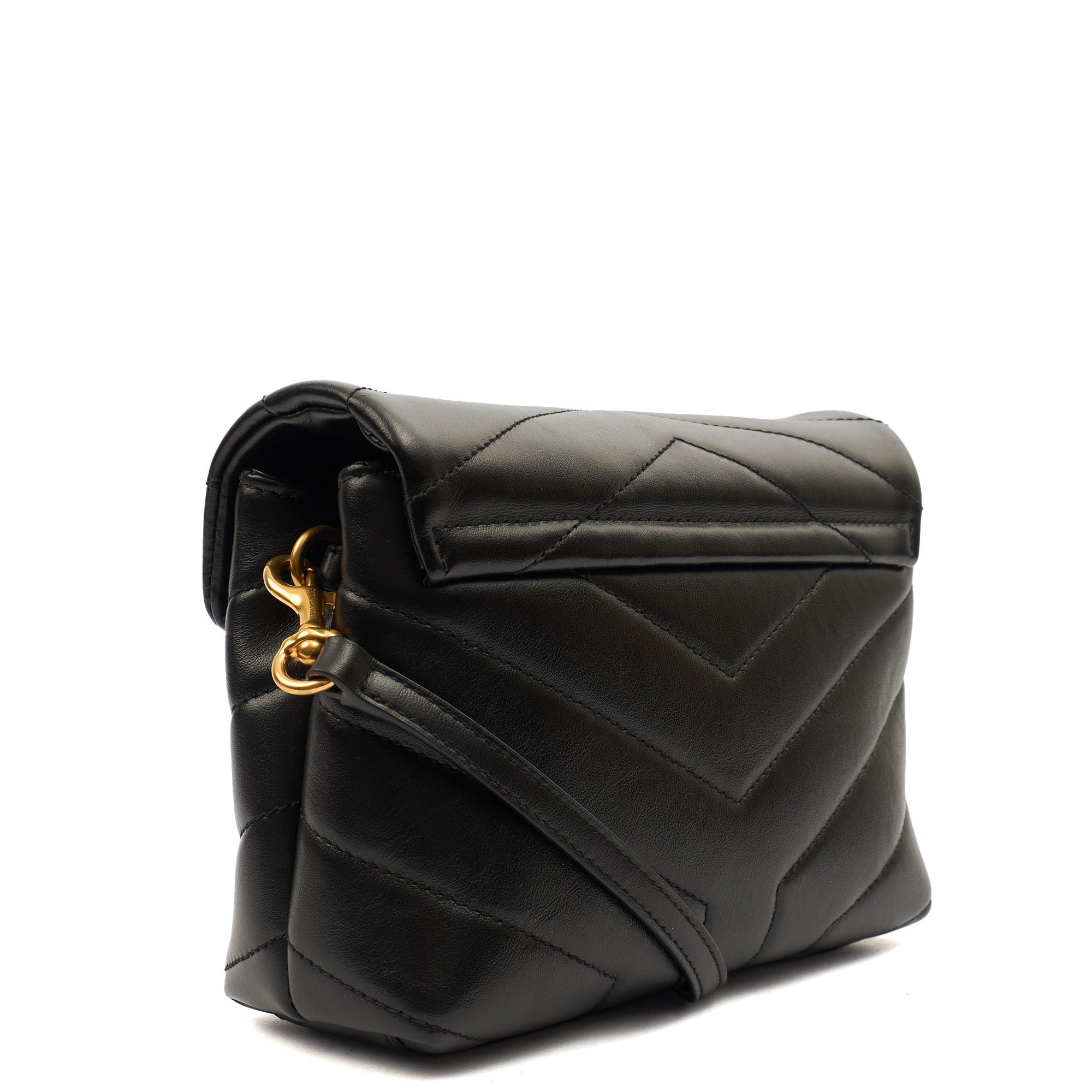 Saint Laurent Cross Body LouLou - Toy in Black, Leather