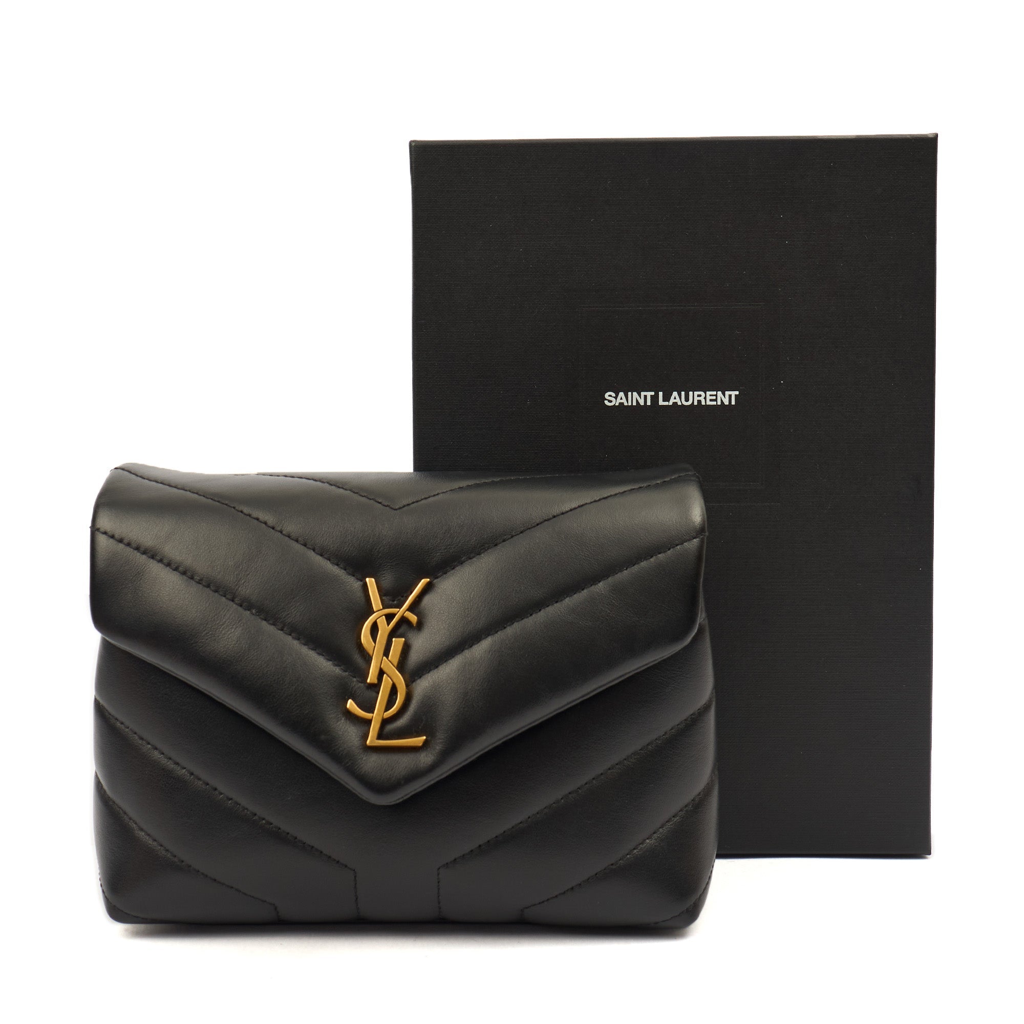 Saint Laurent Cross Body LouLou - Toy in Black, Leather