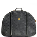 MCM Wheeled Luggage in Black, Canvas