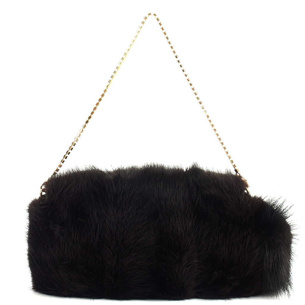 **TOM FORD ERA** Gucci Horsebit Chain Bag in Black, Exotic