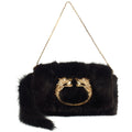 **TOM FORD ERA** Gucci Horsebit Chain Bag in Black, Exotic
