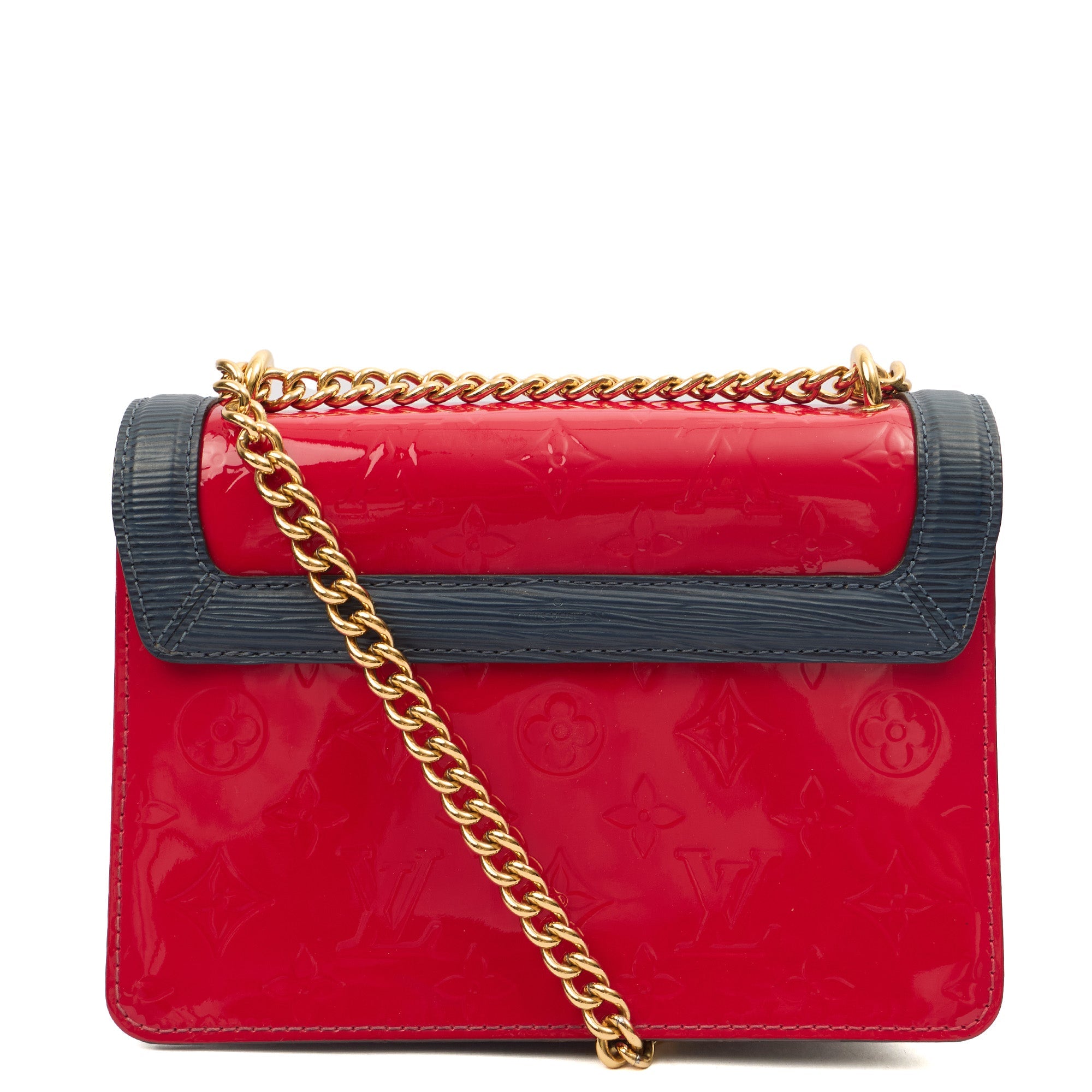 Louis Vuitton Shoulder Bag Wynwood in Red, Patent Leather