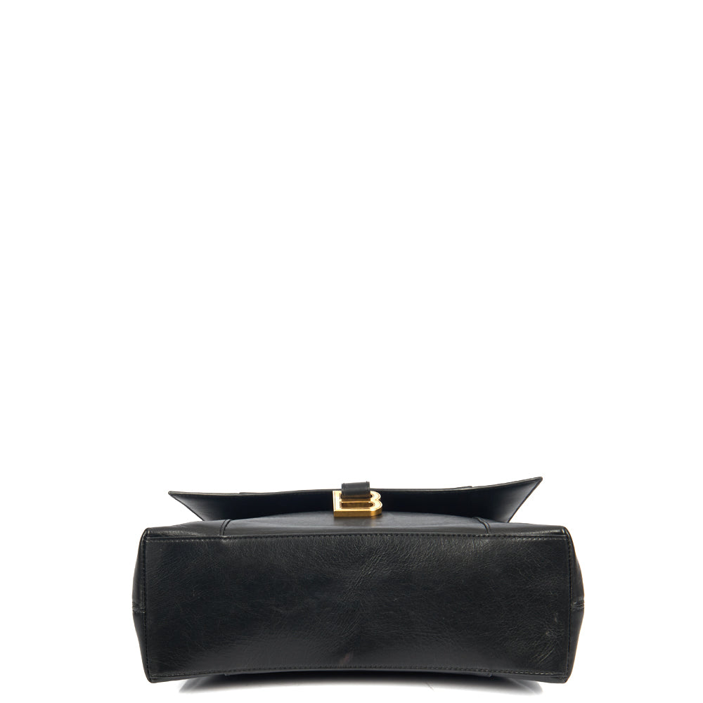 Balenciaga Shoulder Bag Downtown - Small in Black, Veau (Calfskin)