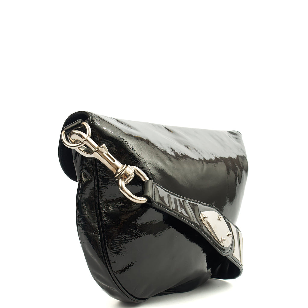 Gucci Shoulder Bag Vintage Shoulder Bag in Black, Patent Leather