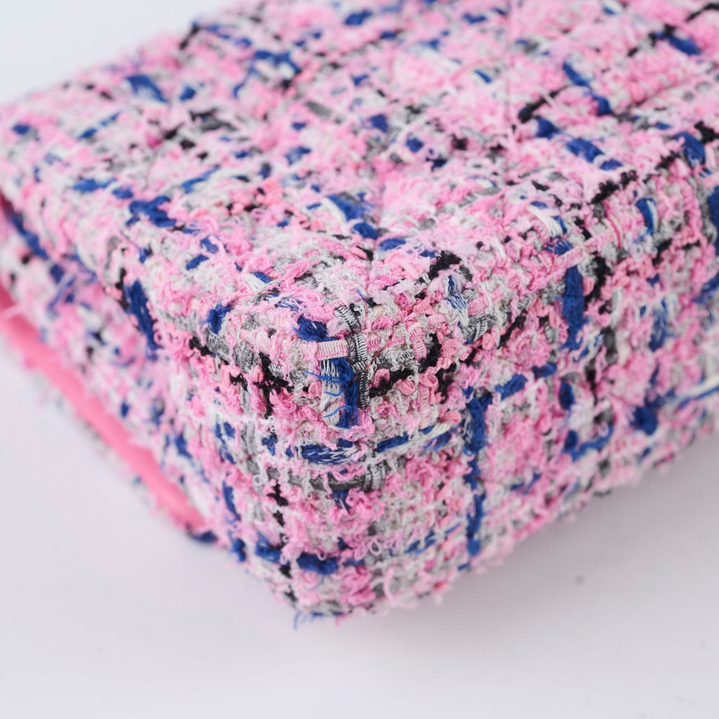Chanel Classic Flap Medium/Large Pink Tweed