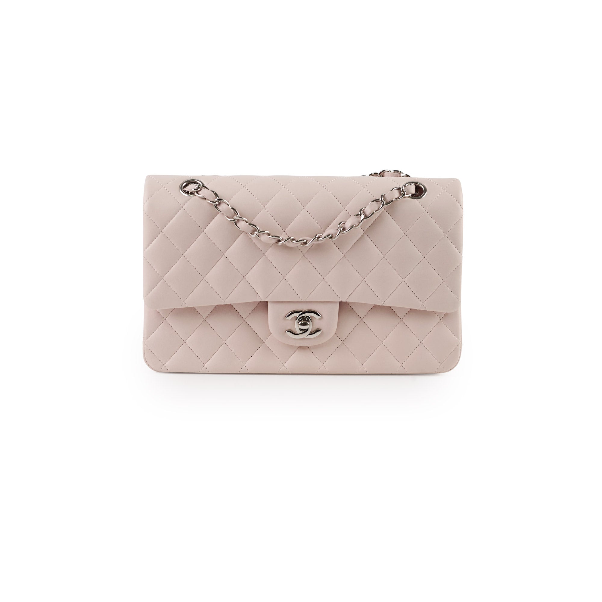 Chanel Medium Classic Flap Light Pink Lambskin