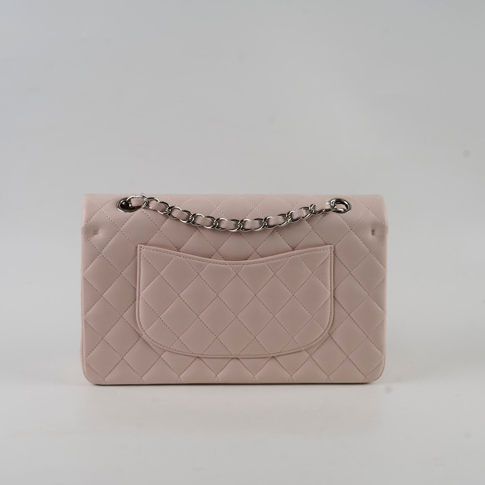 Chanel Medium Classic Flap Light Pink Lambskin