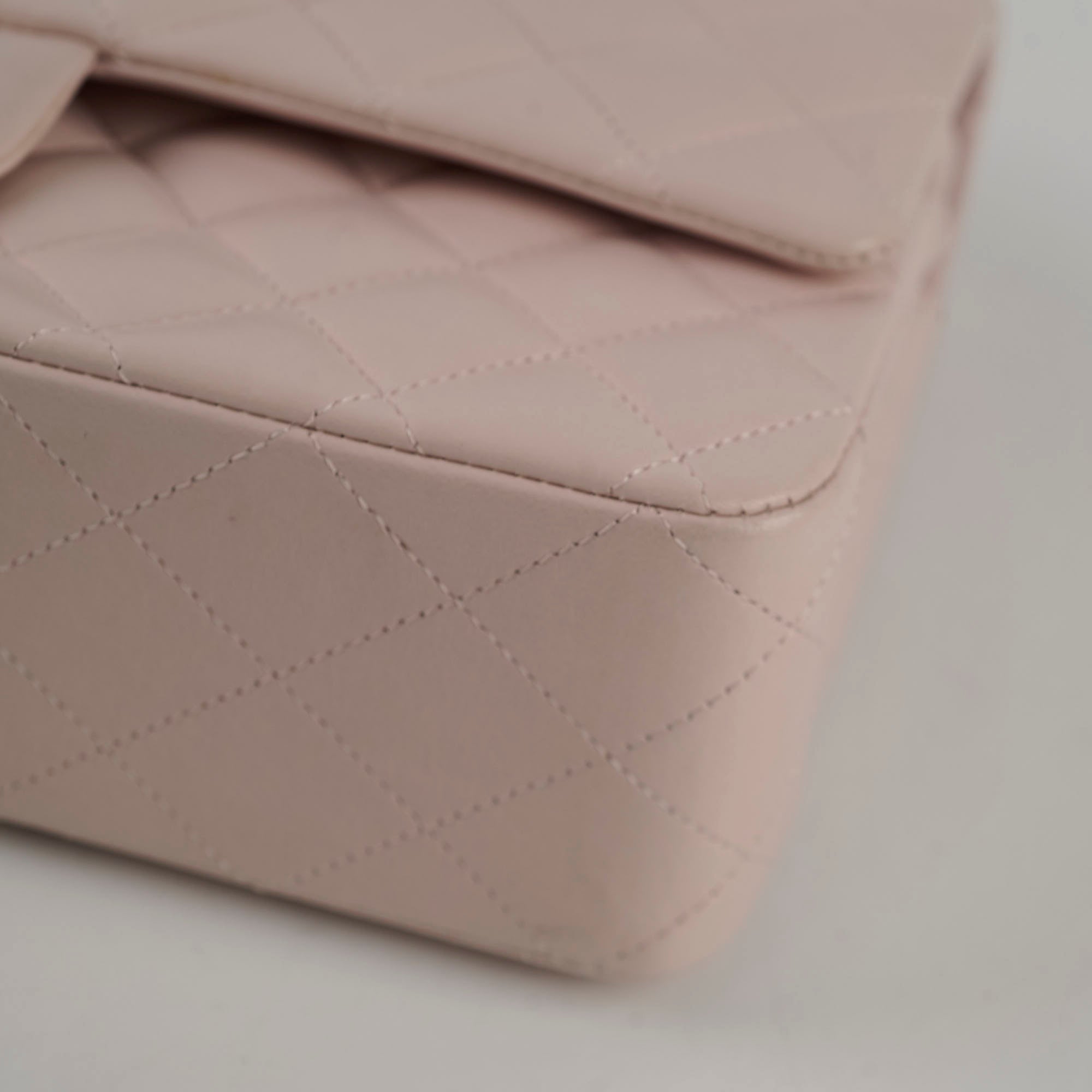 Chanel Medium Classic Flap Light Pink Lambskin