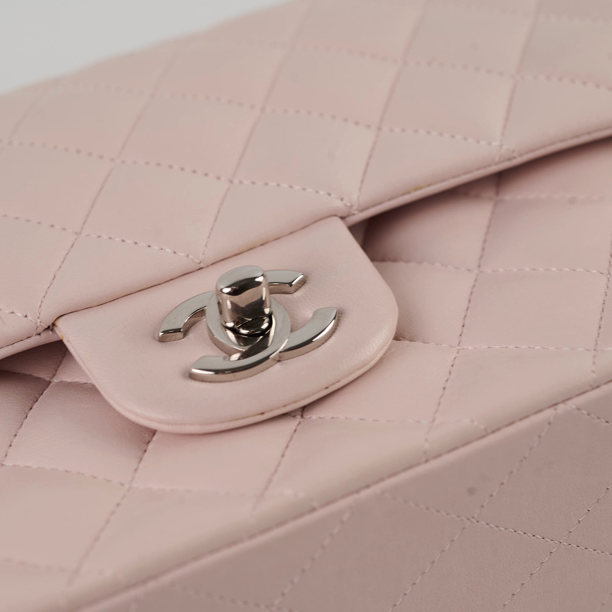 Chanel Medium Classic Flap Light Pink Lambskin