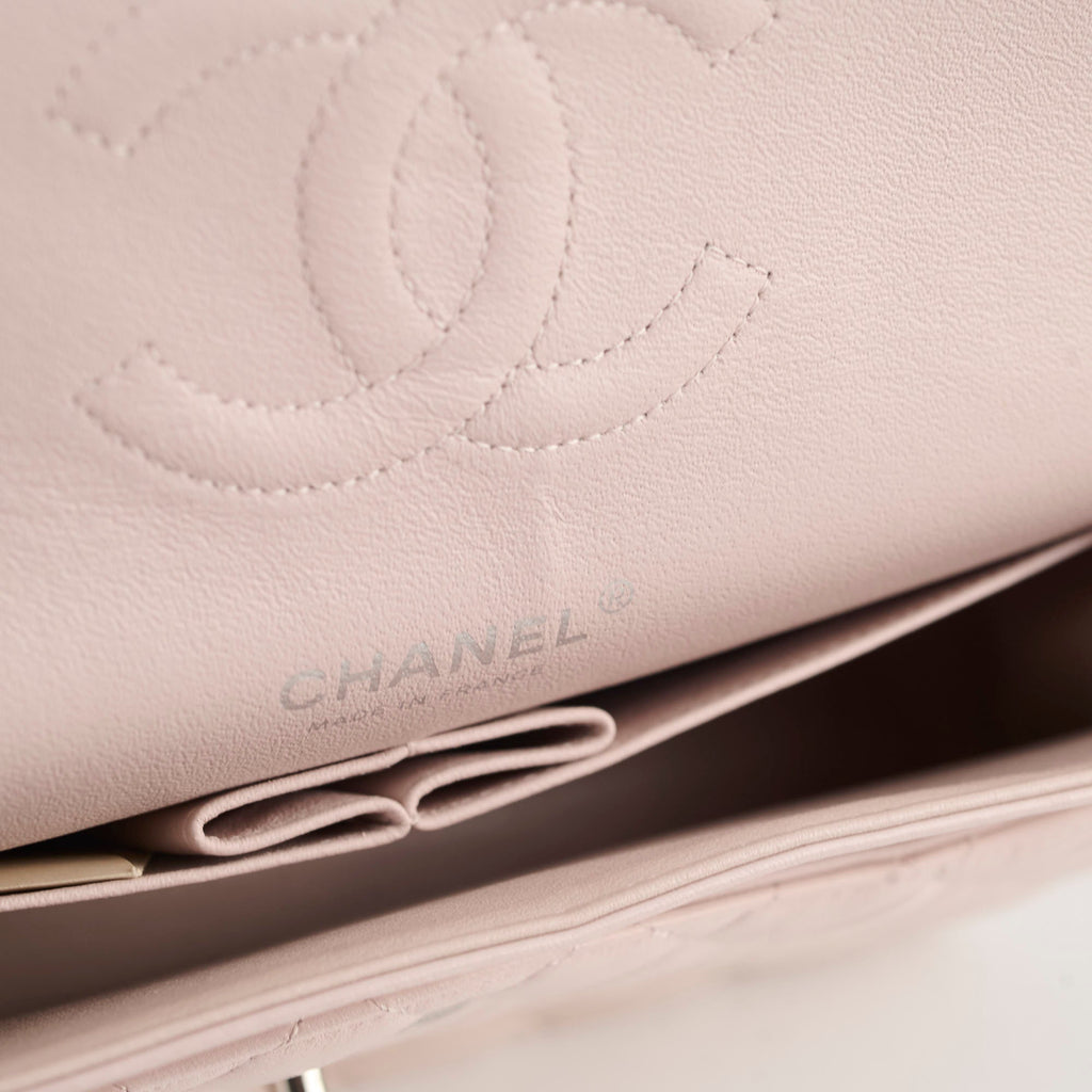 Chanel Medium Classic Flap Light Pink Lambskin