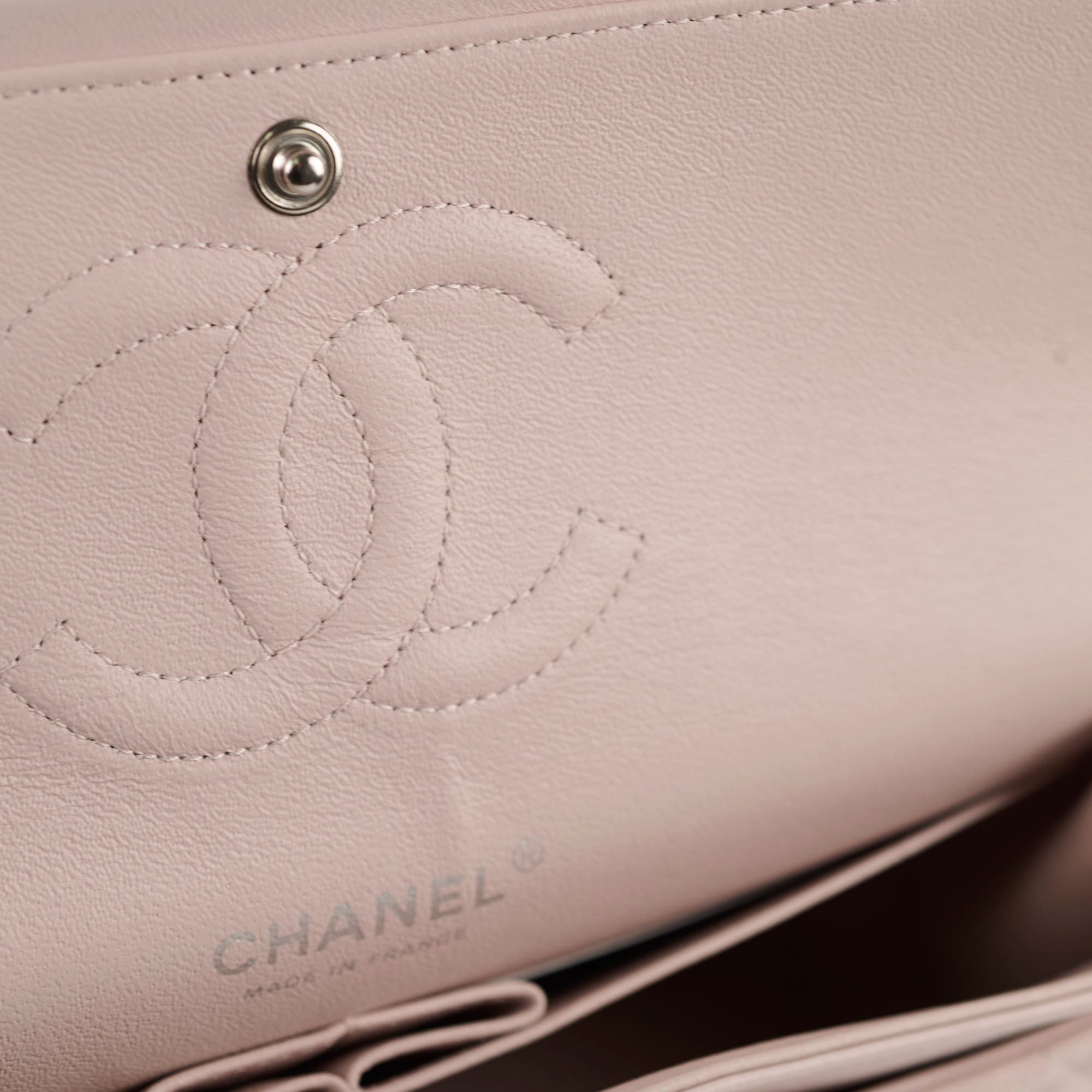 Chanel Medium Classic Flap Light Pink Lambskin