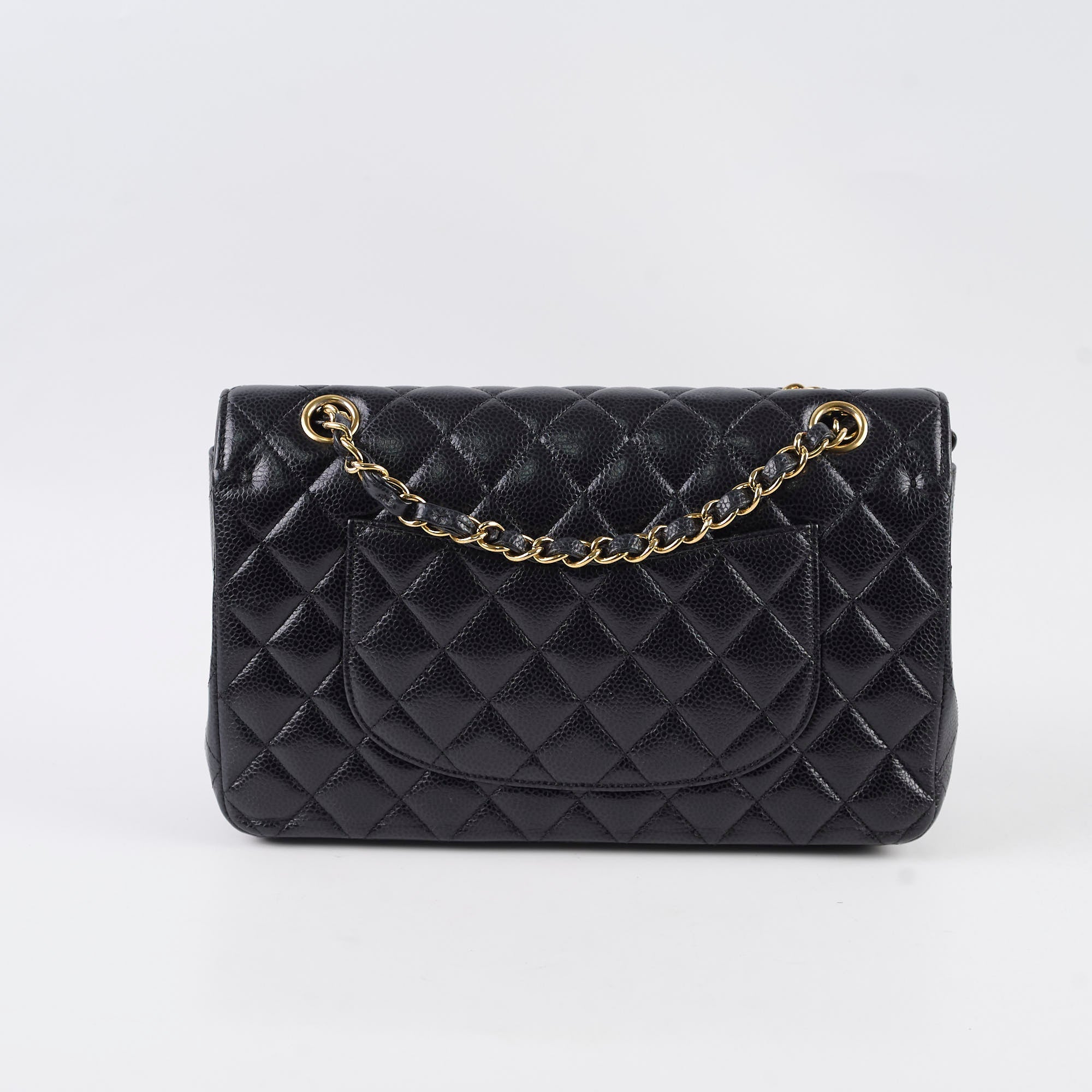 Chanel Medium Classic Flap Black Caviar GHW 24 Series
