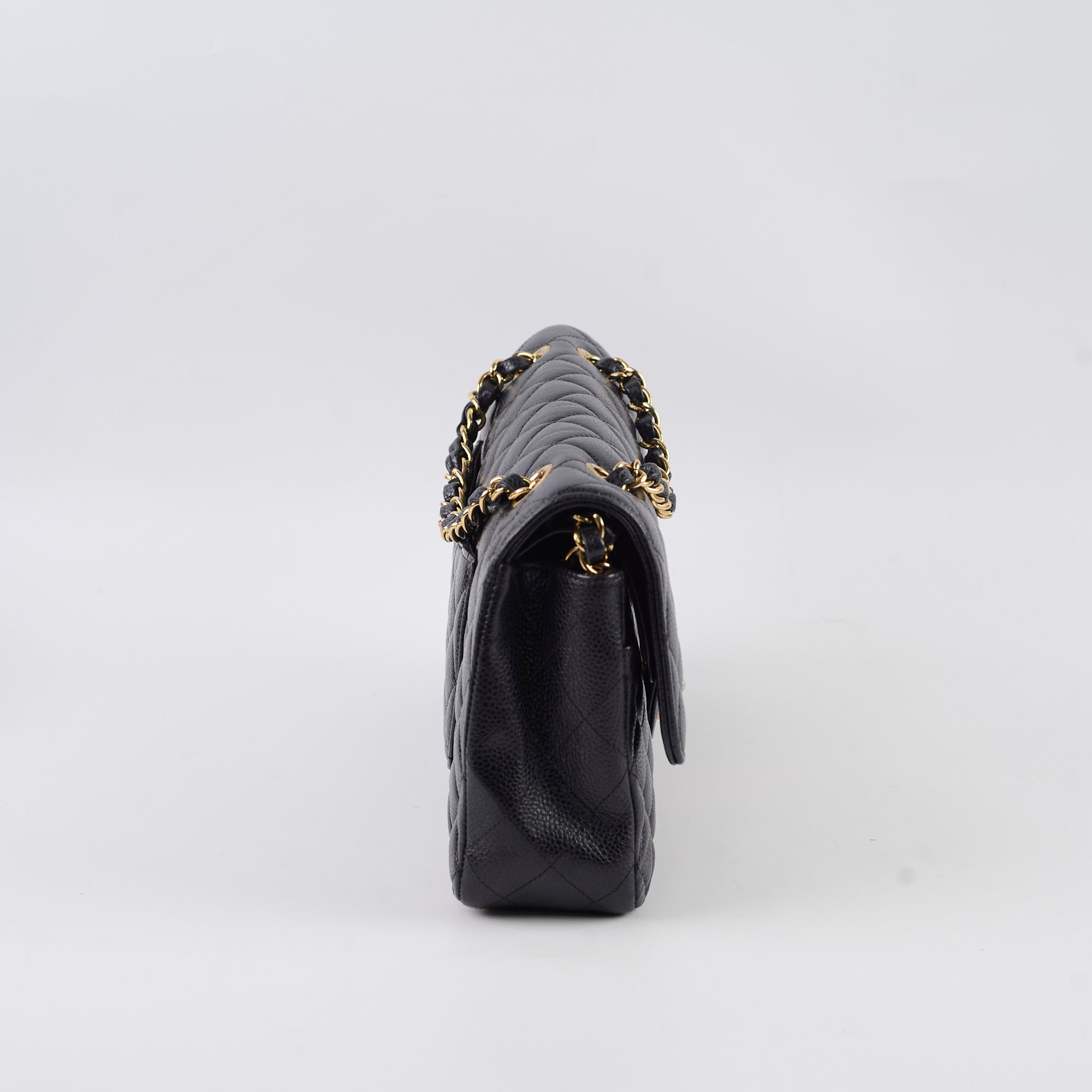 Chanel Medium Classic Flap Black Caviar GHW 24 Series
