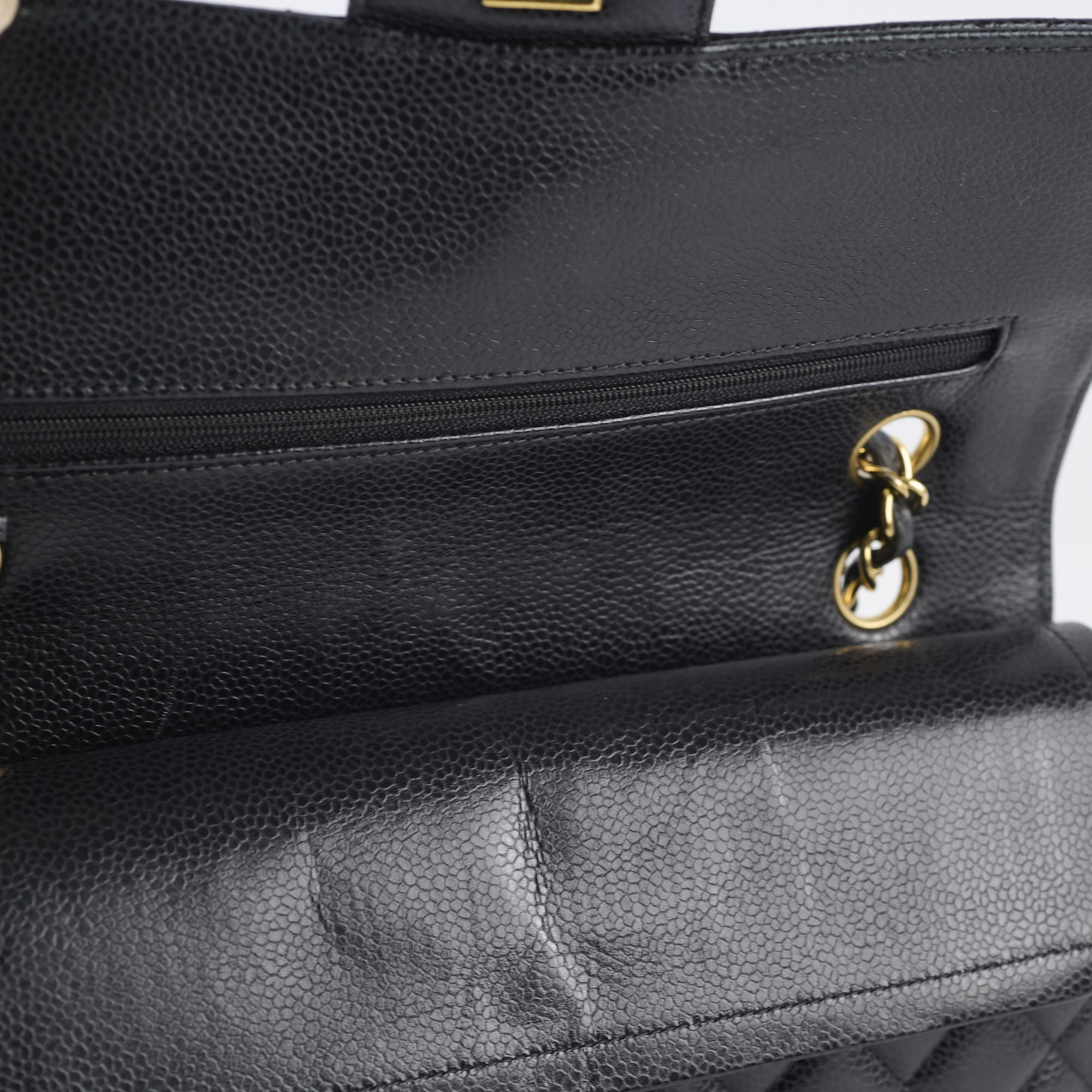 Chanel Medium Classic Flap Black Caviar GHW 24 Series