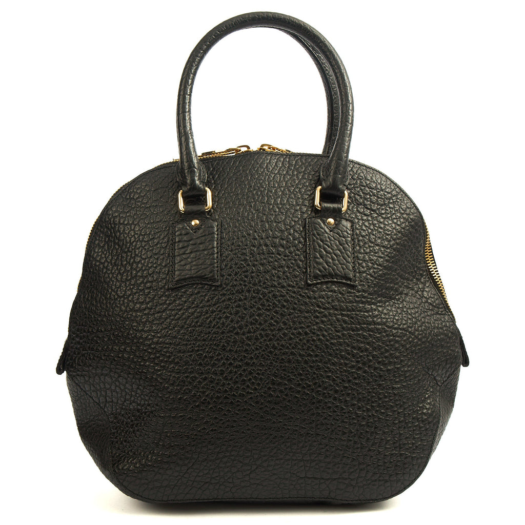Burberry Tote Orchard Bowling Bag - Large in Black, Leather