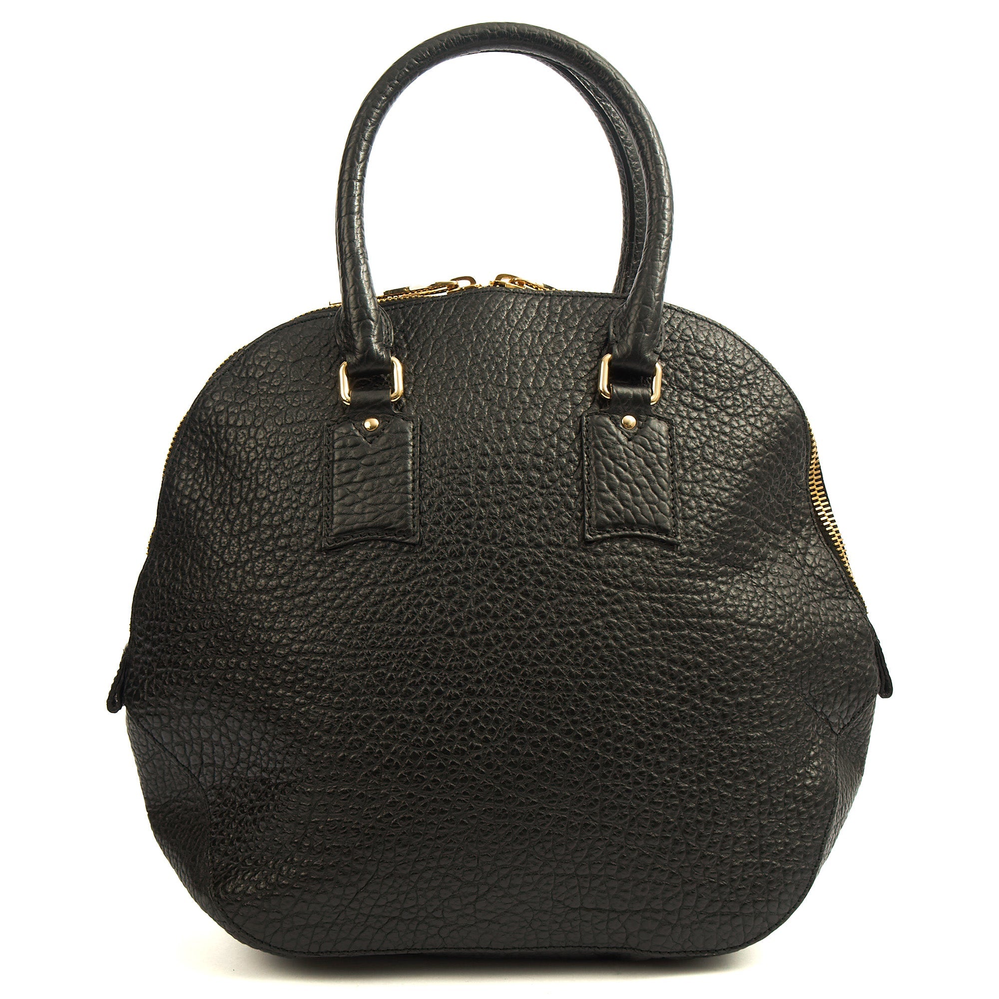 Burberry Tote Orchard Bowling Bag - Large in Black, Leather