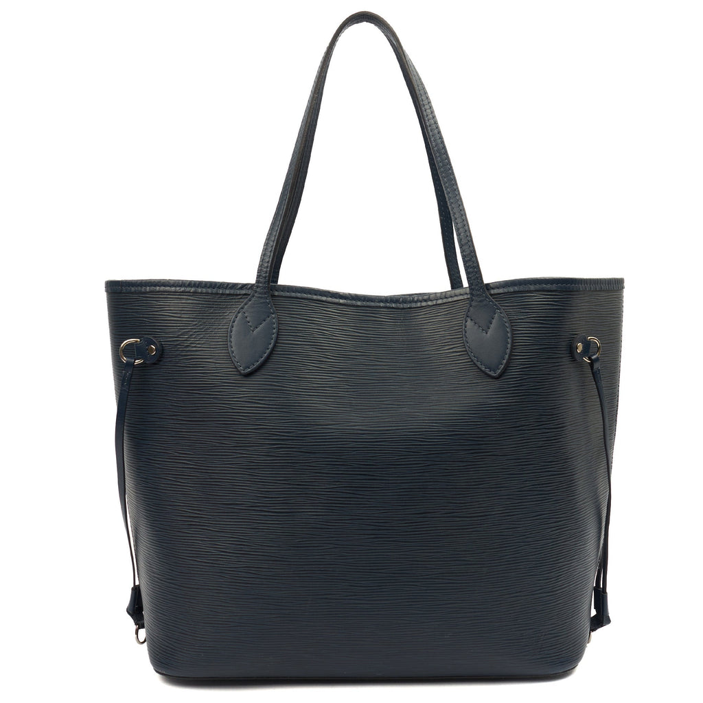 Louis Vuitton Tote Neverfull MM in Blue, Epi Leather