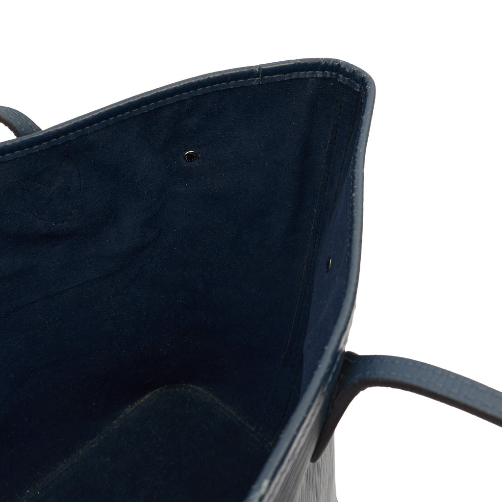Louis Vuitton Tote Neverfull MM in Blue, Epi Leather