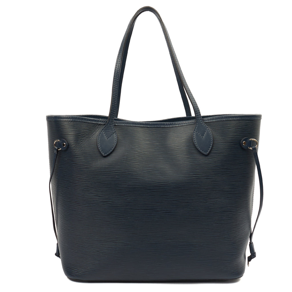Louis Vuitton Tote Neverfull MM in Blue, Epi Leather