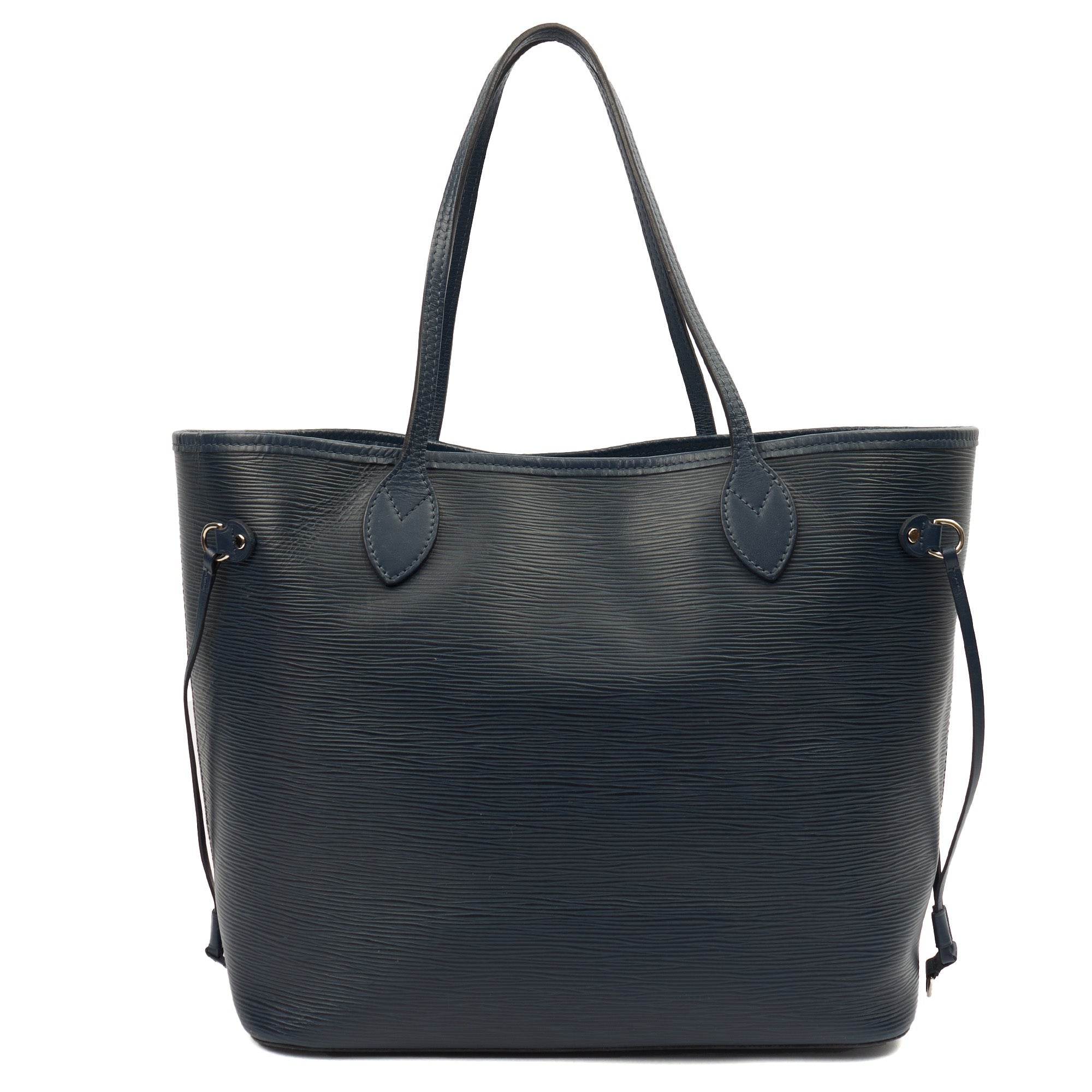 Louis Vuitton Tote Neverfull MM in Blue, Epi Leather
