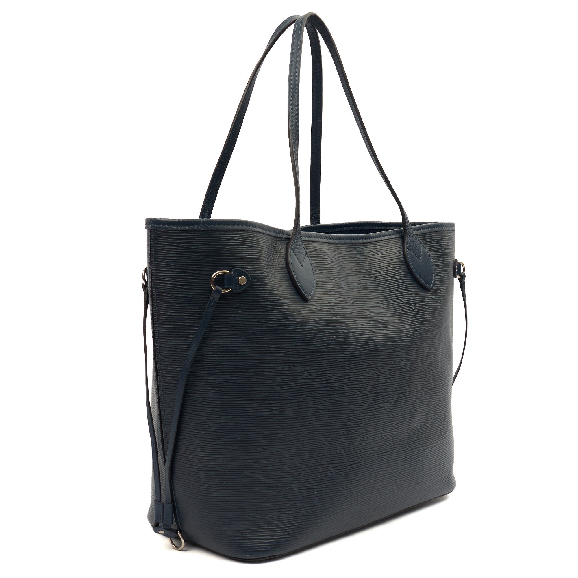 Louis Vuitton Tote Neverfull MM in Blue, Epi Leather