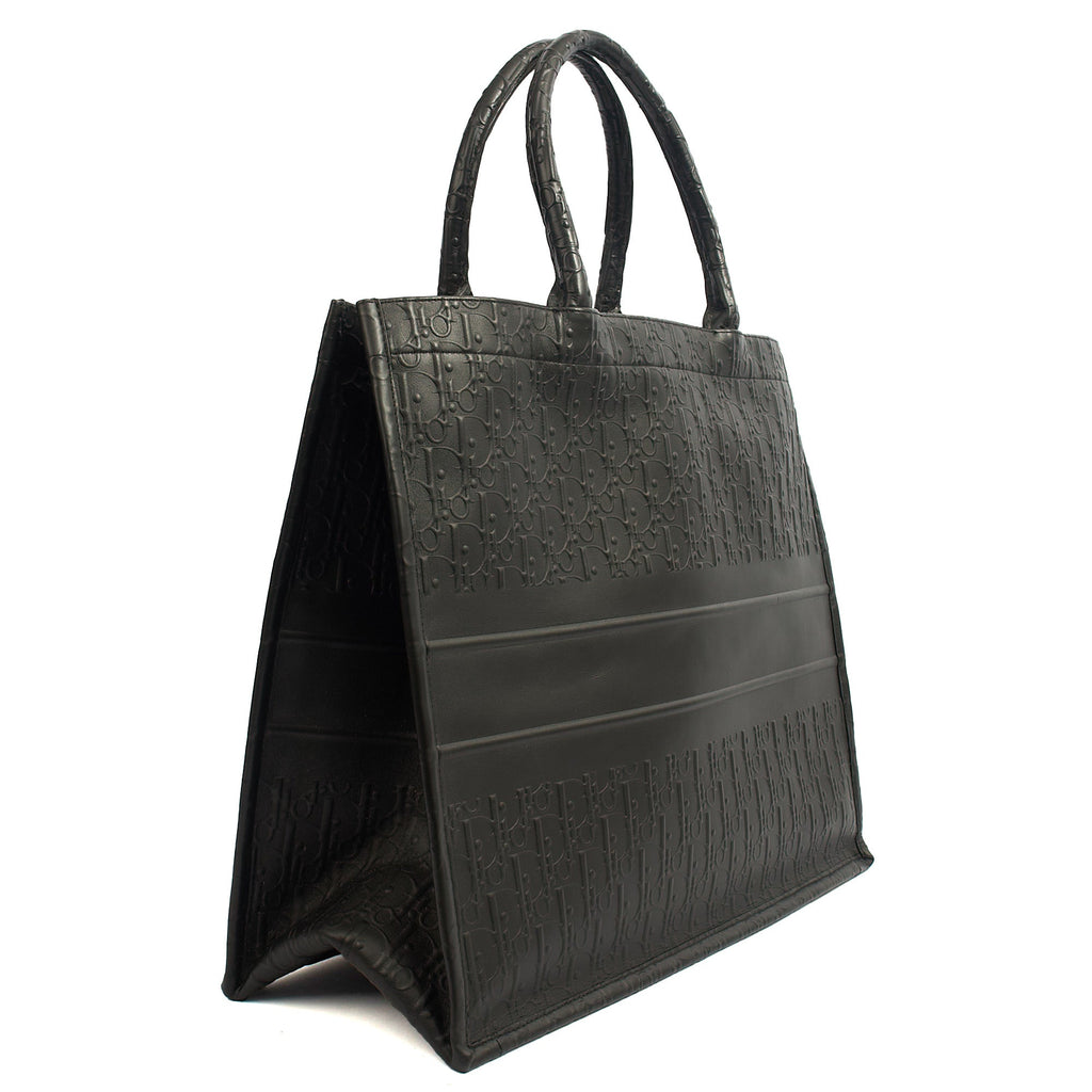 Christian Dior Tote Book Tote - Large in Black, Leather