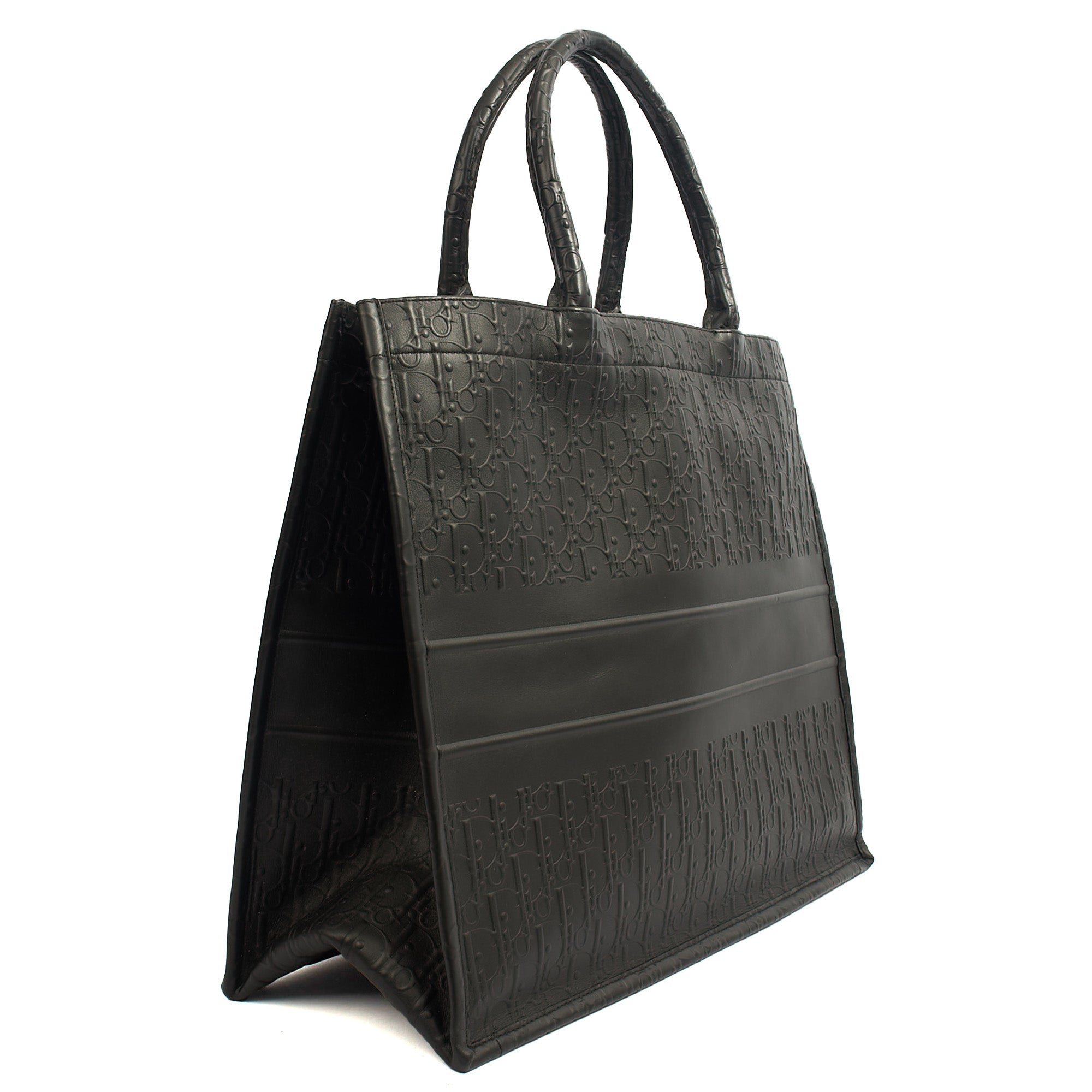 Christian Dior Tote Book Tote - Large in Black, Leather