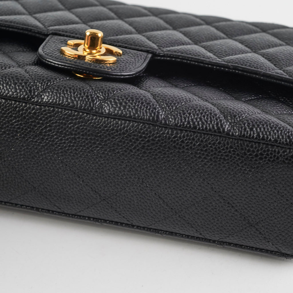 Chanel Medium/Large Double Classic Flap Black