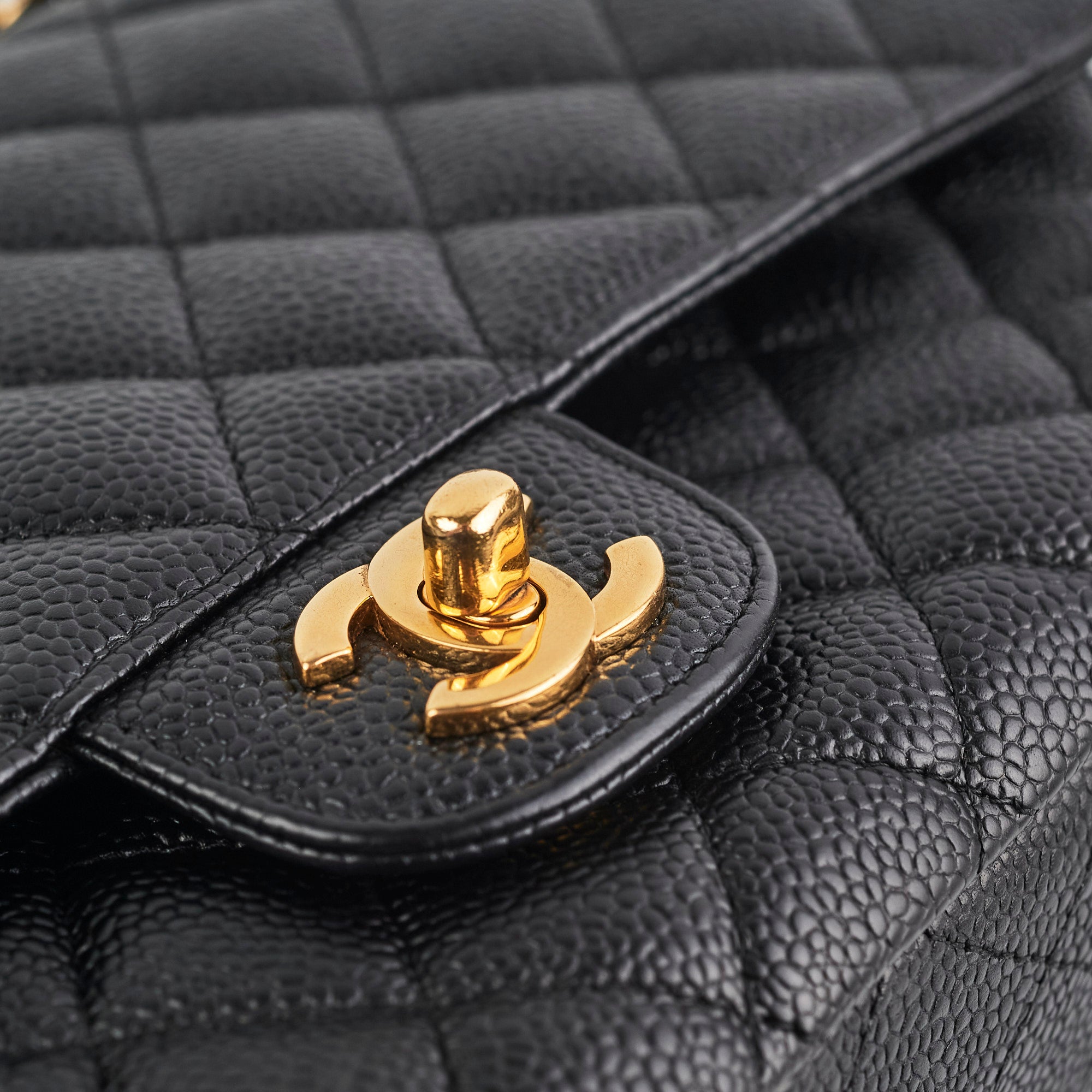 Chanel Medium/Large Double Classic Flap Black