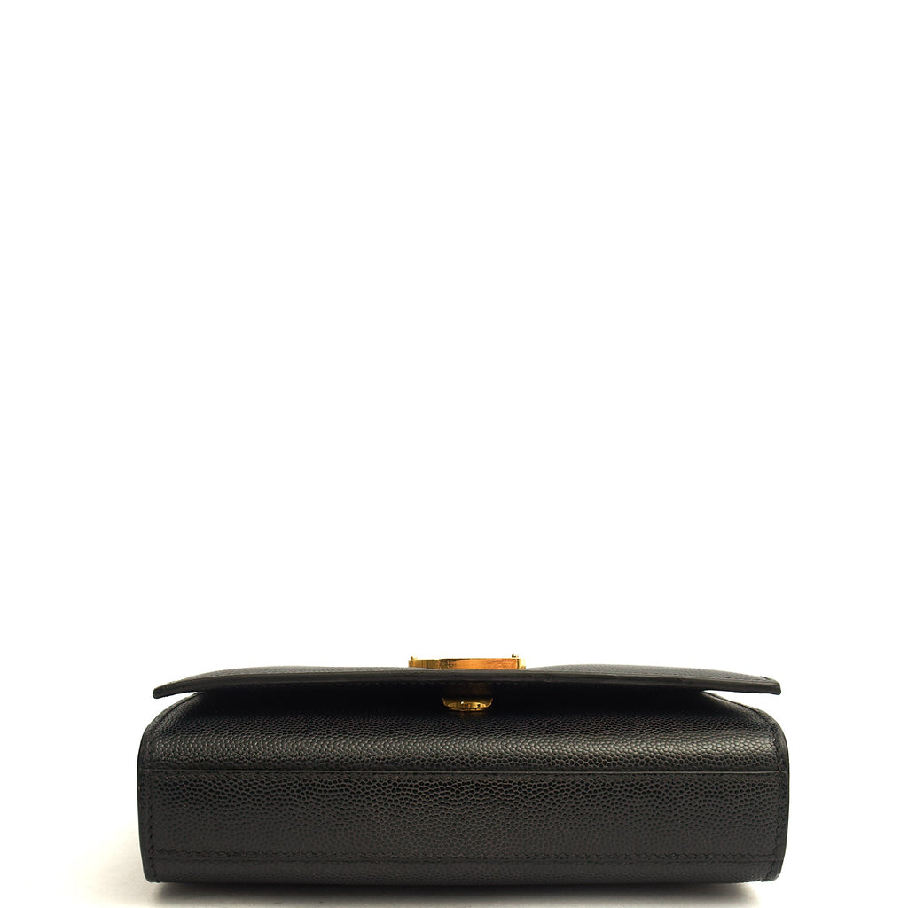 Saint Laurent Kate Mini in Black, Calfskin Leather