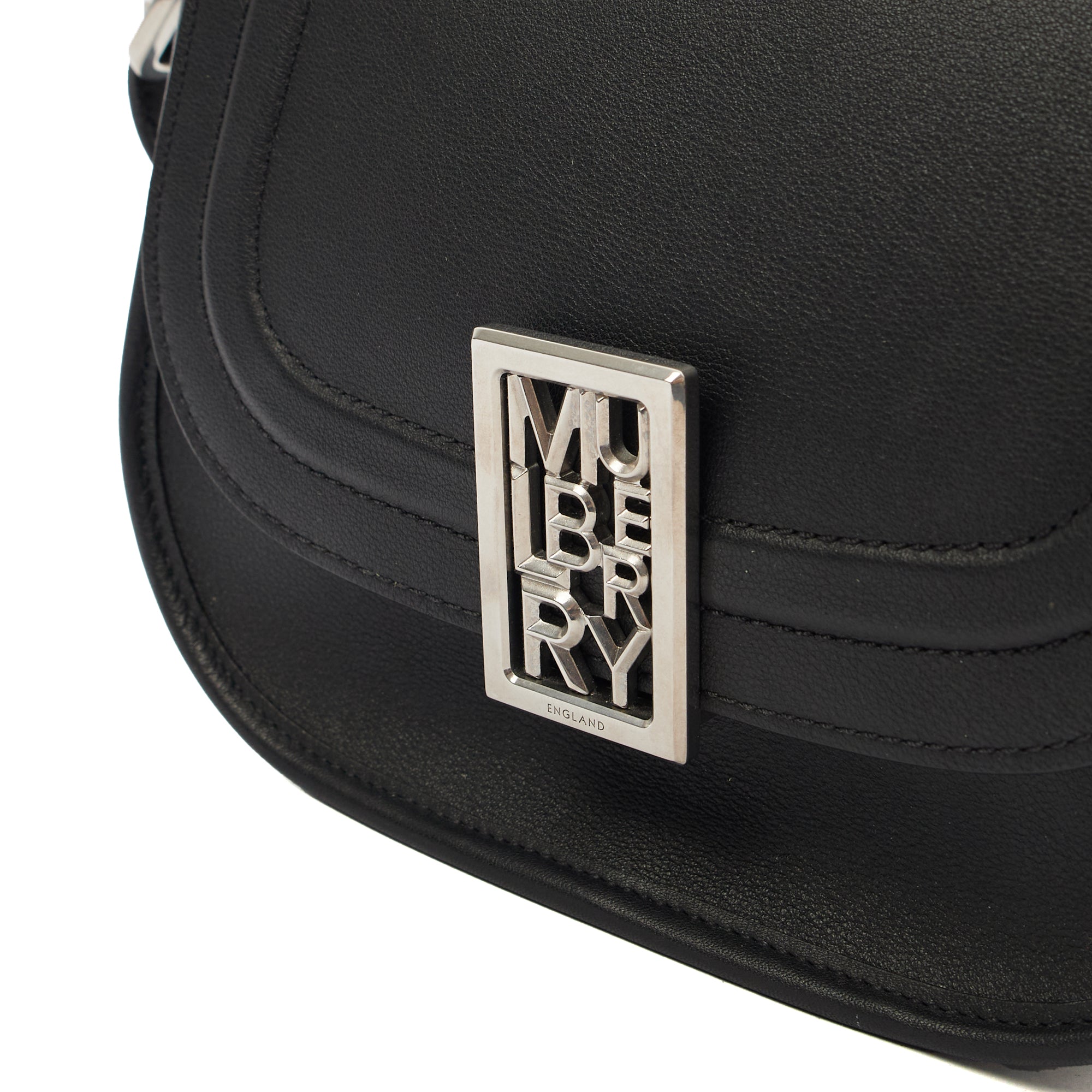 Mulberry Cross Body Sadie in Black, Calfskin Leather