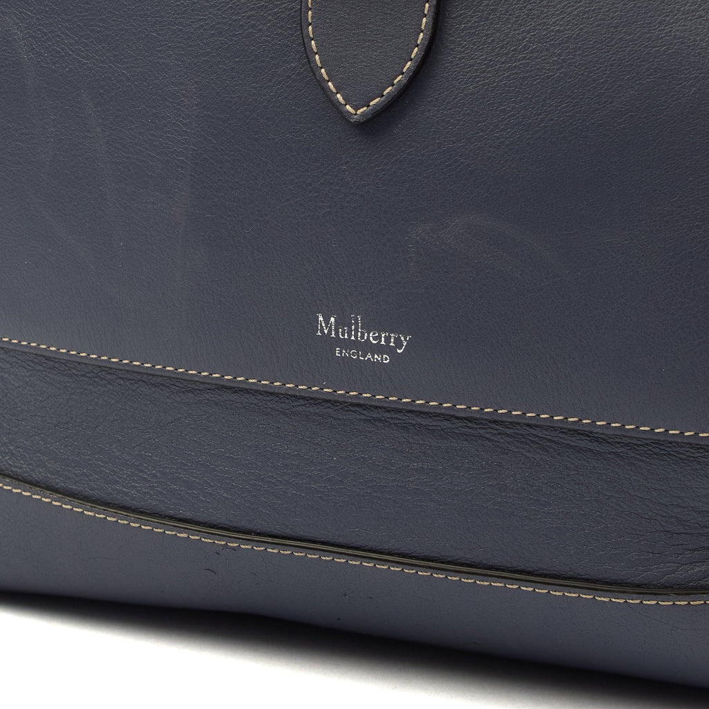 Mulberry Backpack Chiltern Backpack in Blue, Calfskin Leather