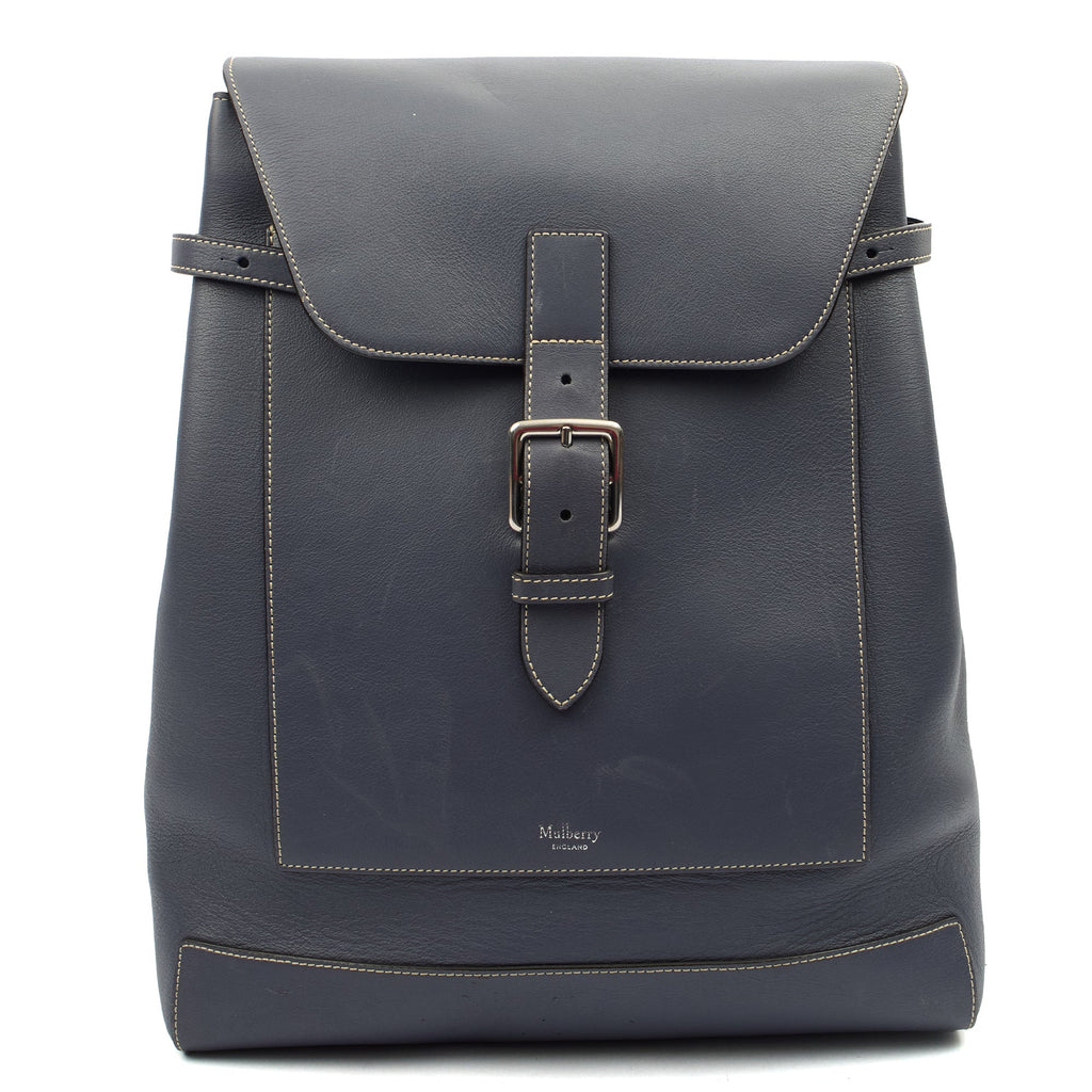 Mulberry Backpack Chiltern Backpack in Blue, Calfskin Leather