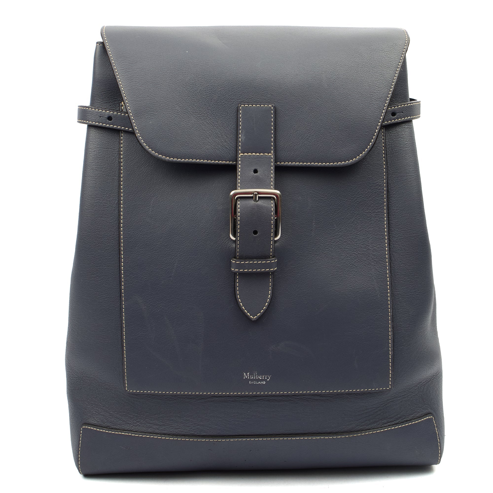 Mulberry Backpack Chiltern Backpack in Blue, Calfskin Leather