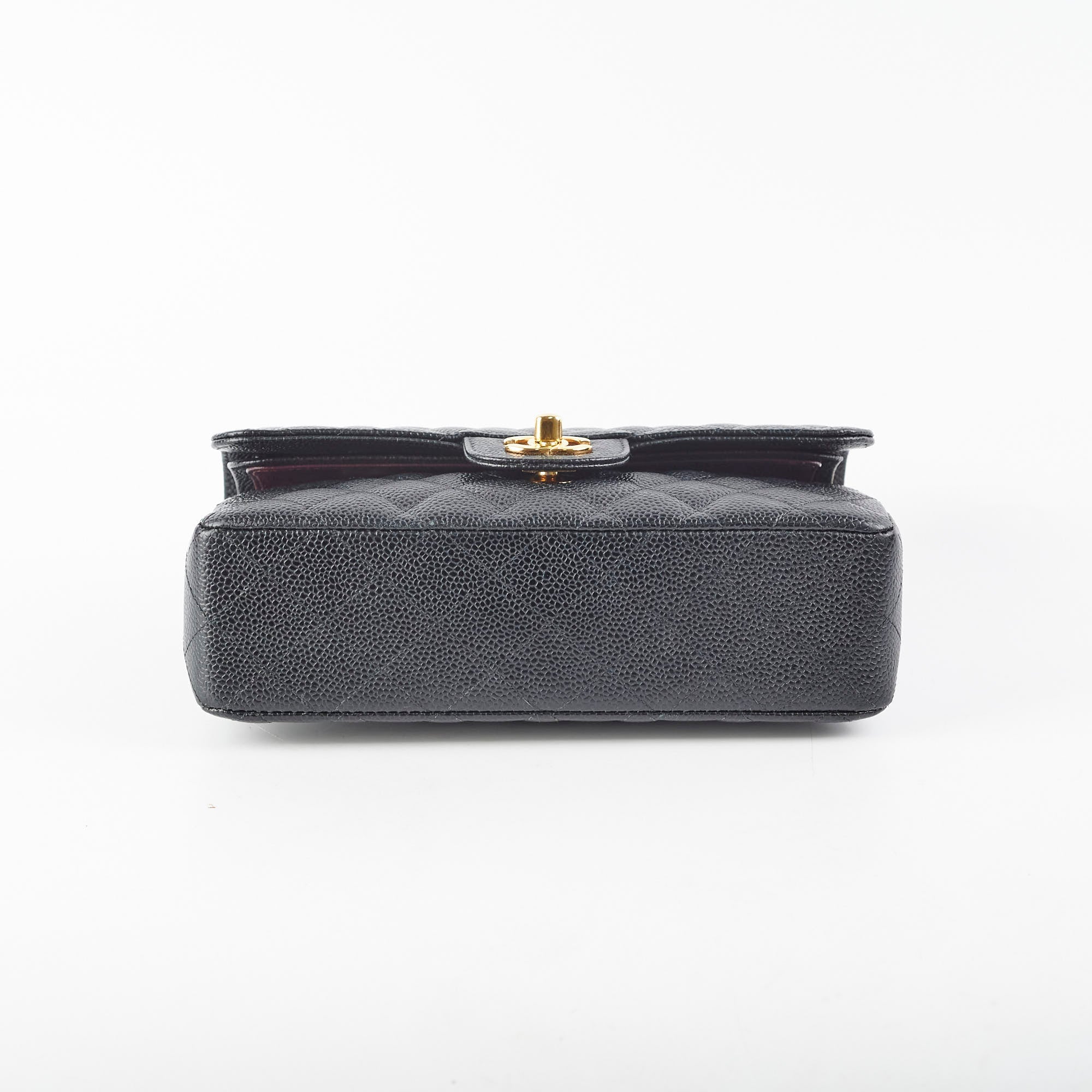 Chanel Small Classic Flap Caviar Black - Microchipped
