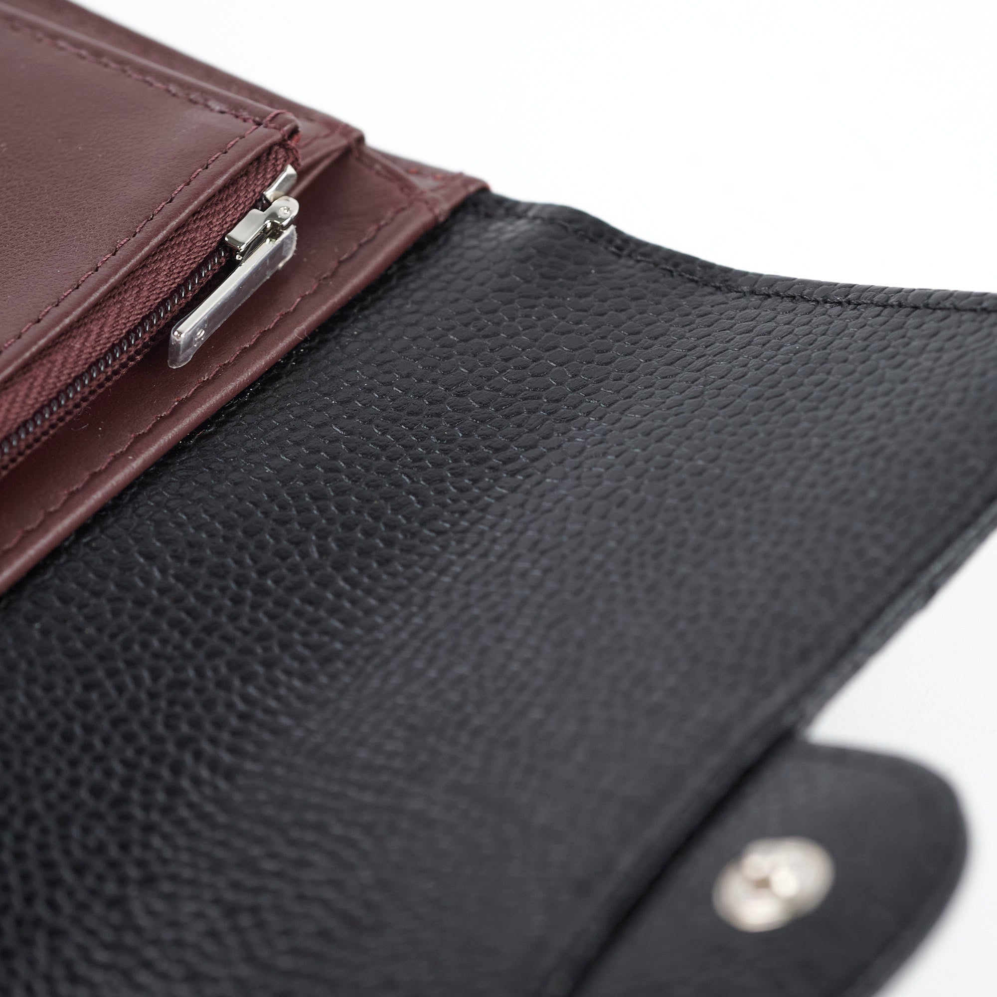 Chanel Classic Flap Wallet Black Caviar (microchip)