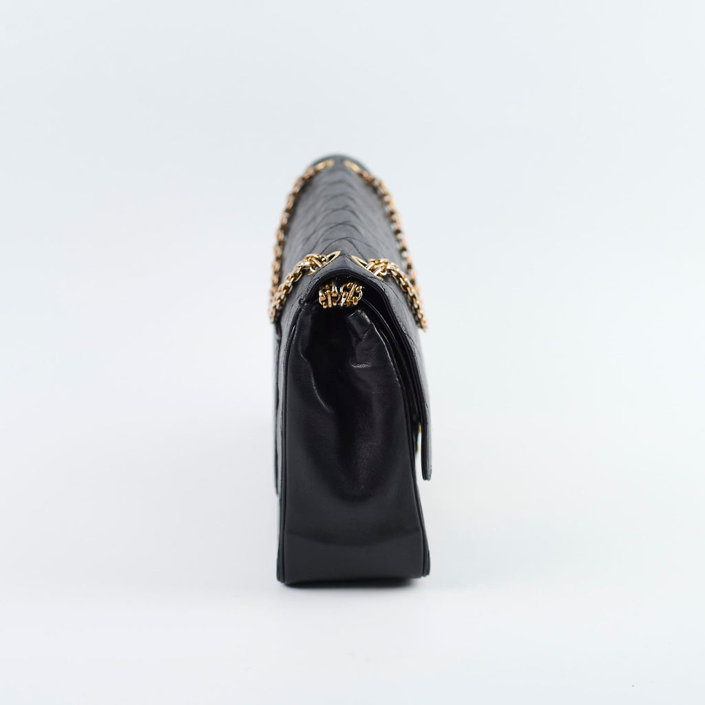 Chanel Vintage Medium Classic Flap Bag Black
