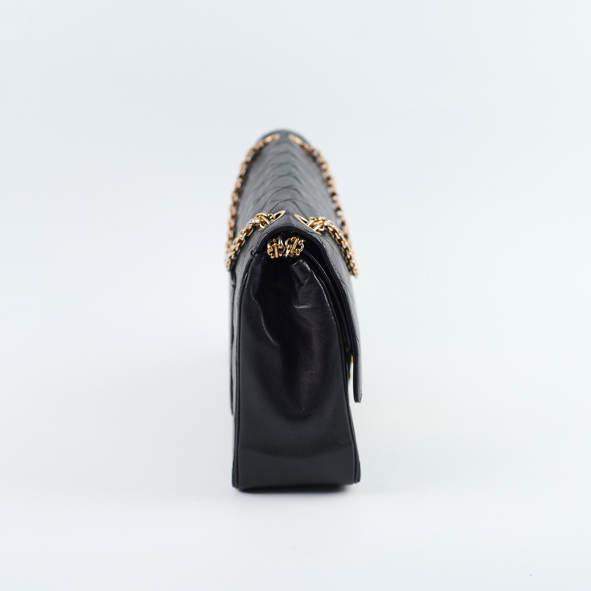 Chanel Vintage Medium Classic Flap Bag Black
