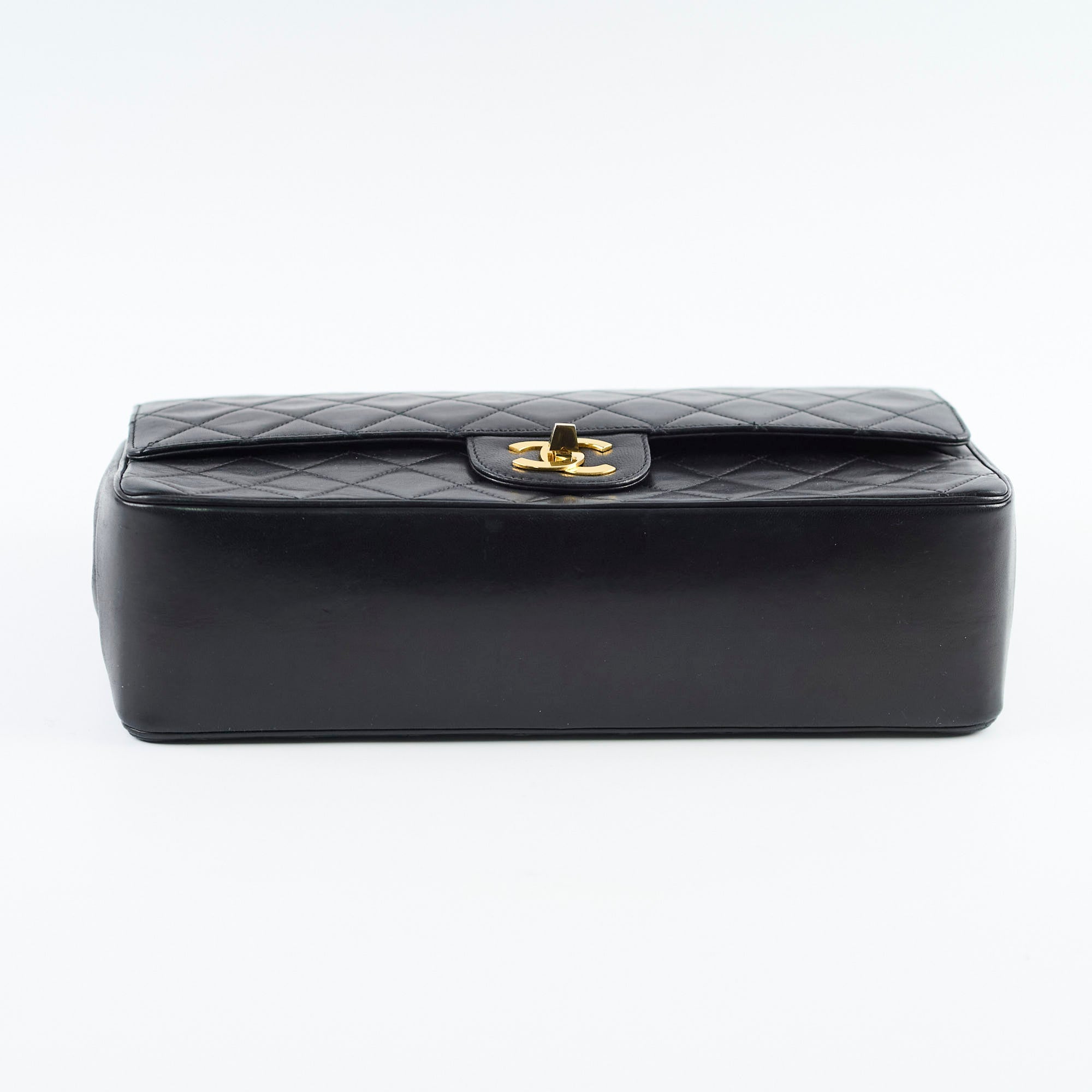 Chanel Vintage Medium Classic Flap Bag Black