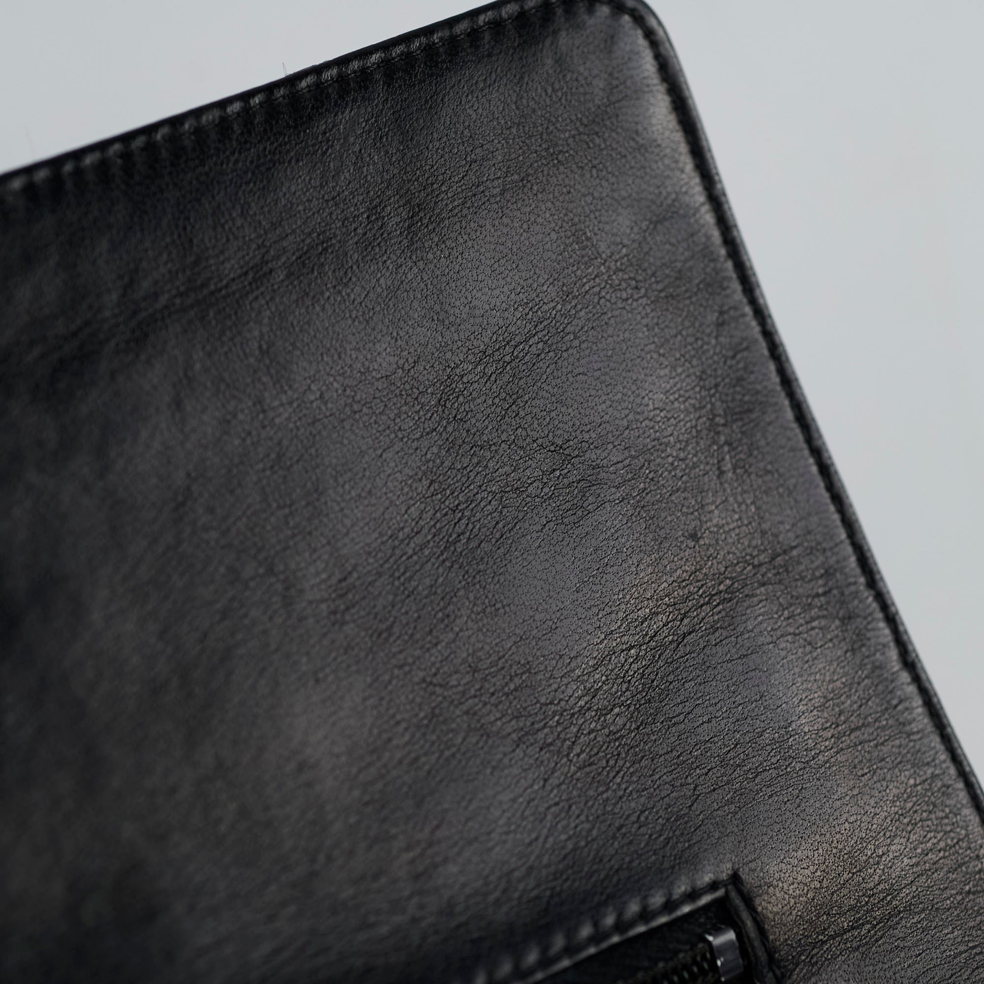 Chanel Vintage Medium Classic Flap Bag Black
