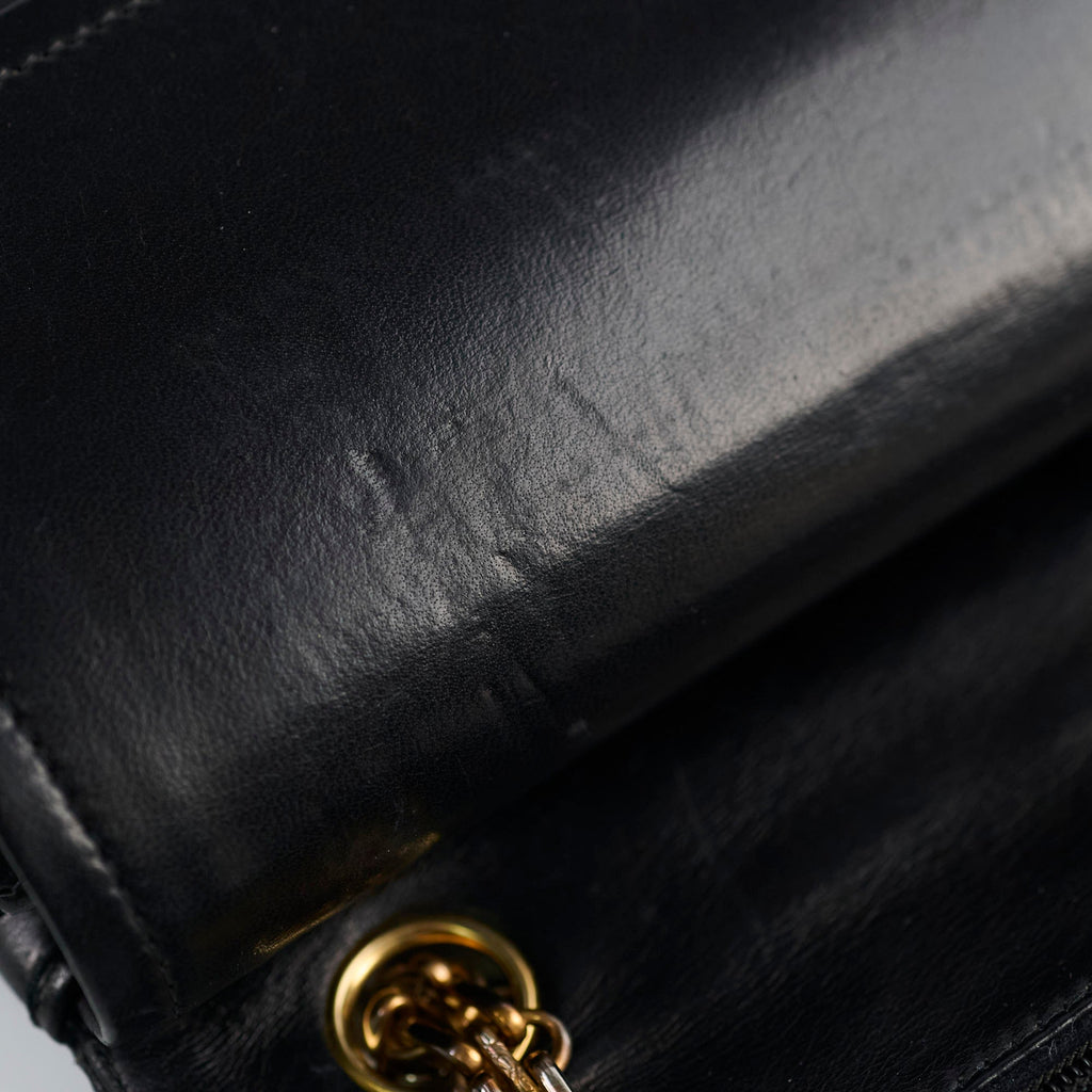 Chanel Vintage Medium Classic Flap Bag Black