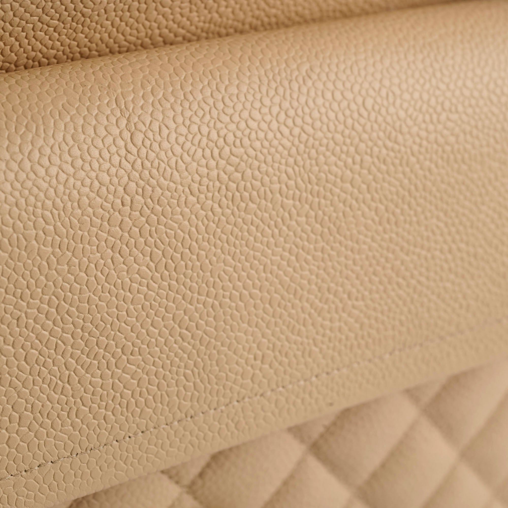 Chanel Classic Flap Medium/Large M/L Caviar Beige